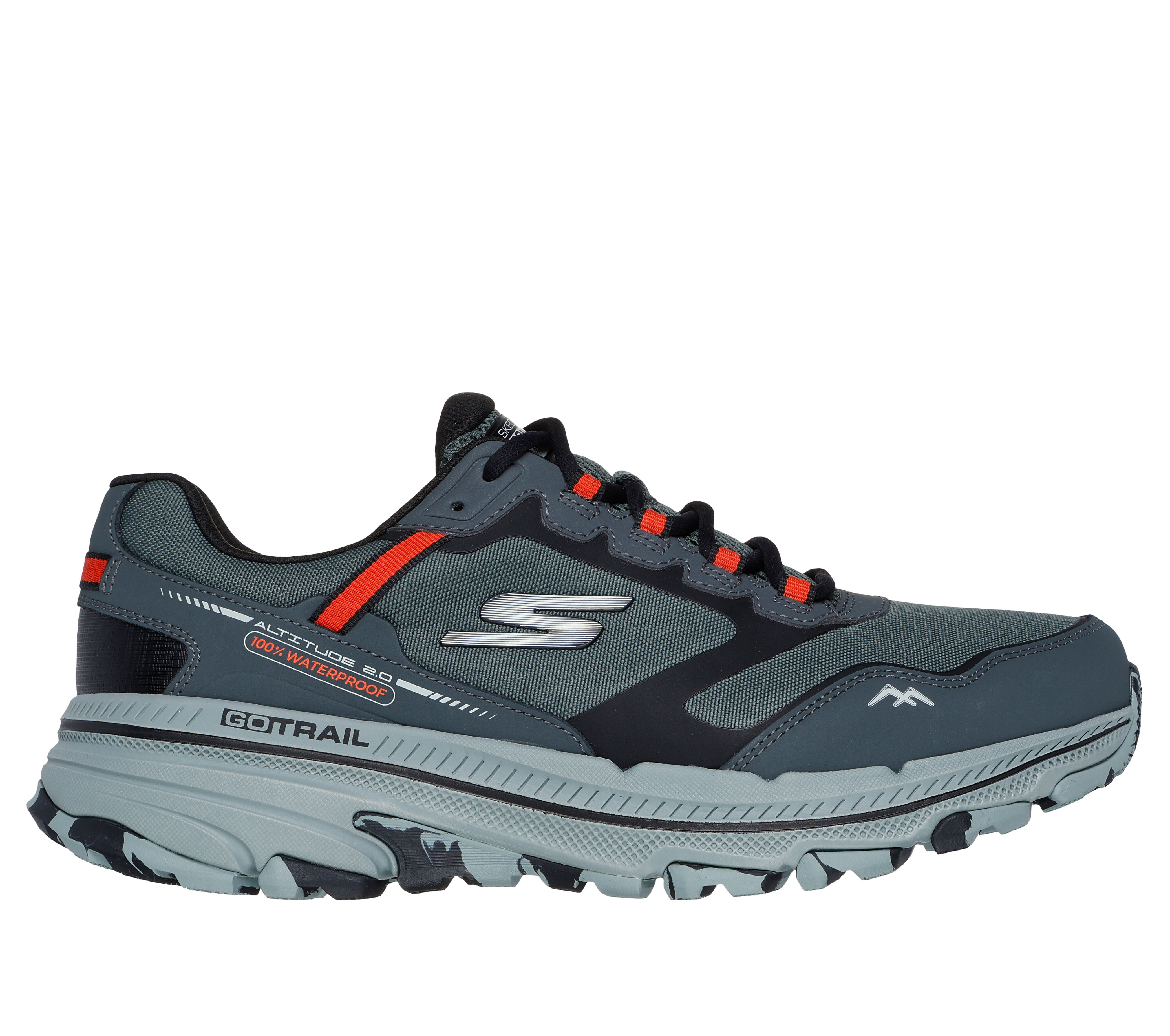 Black waterproof skechers hotsell