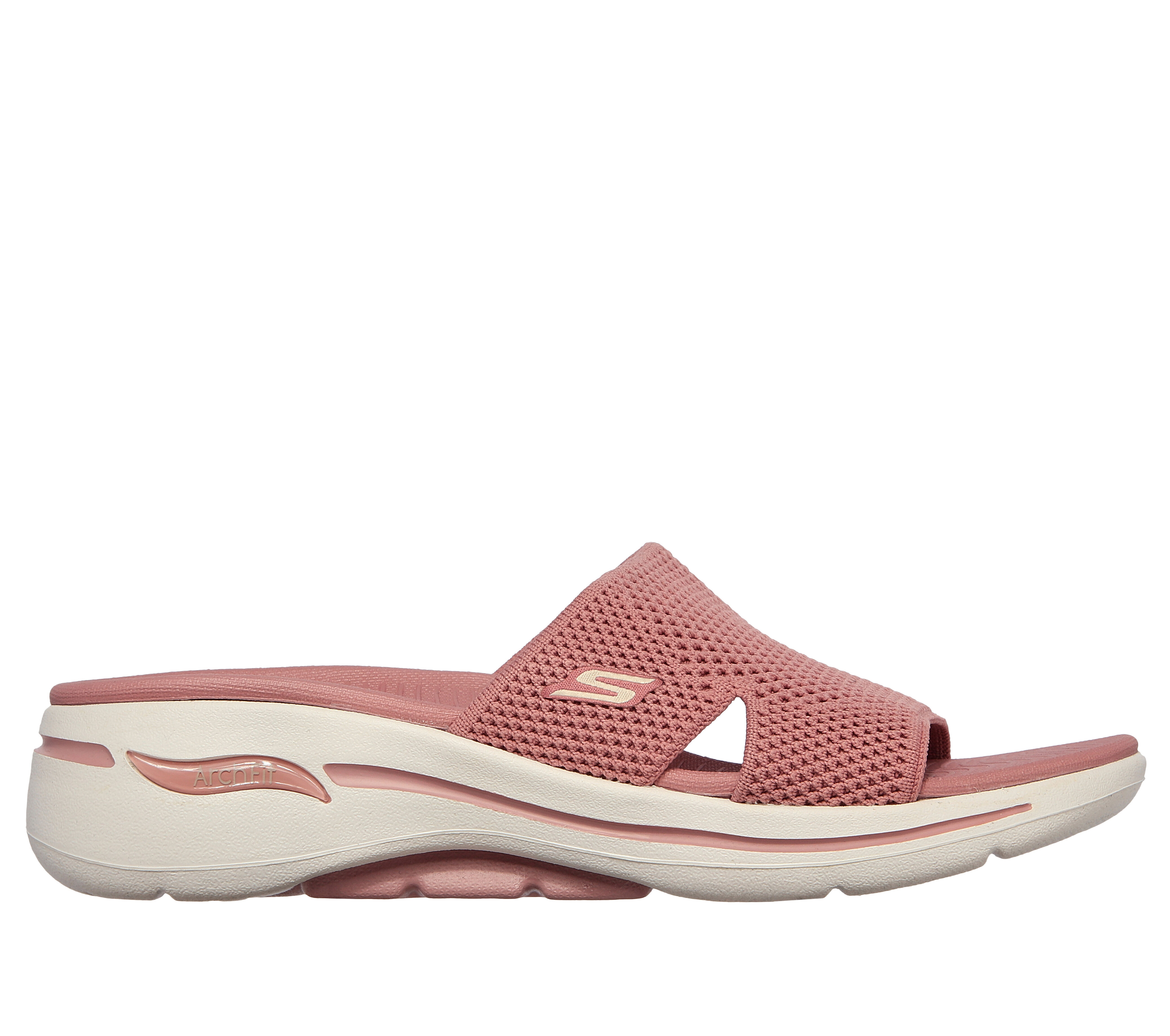 skechers pink sandals