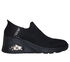 Skechers Slip-ins: Uno Wedge - Kickin' Knit, NOIR, swatch