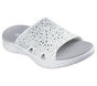 GO WALK Flex Sandal - Glitz, BLANC/ARGENT, large image number 4