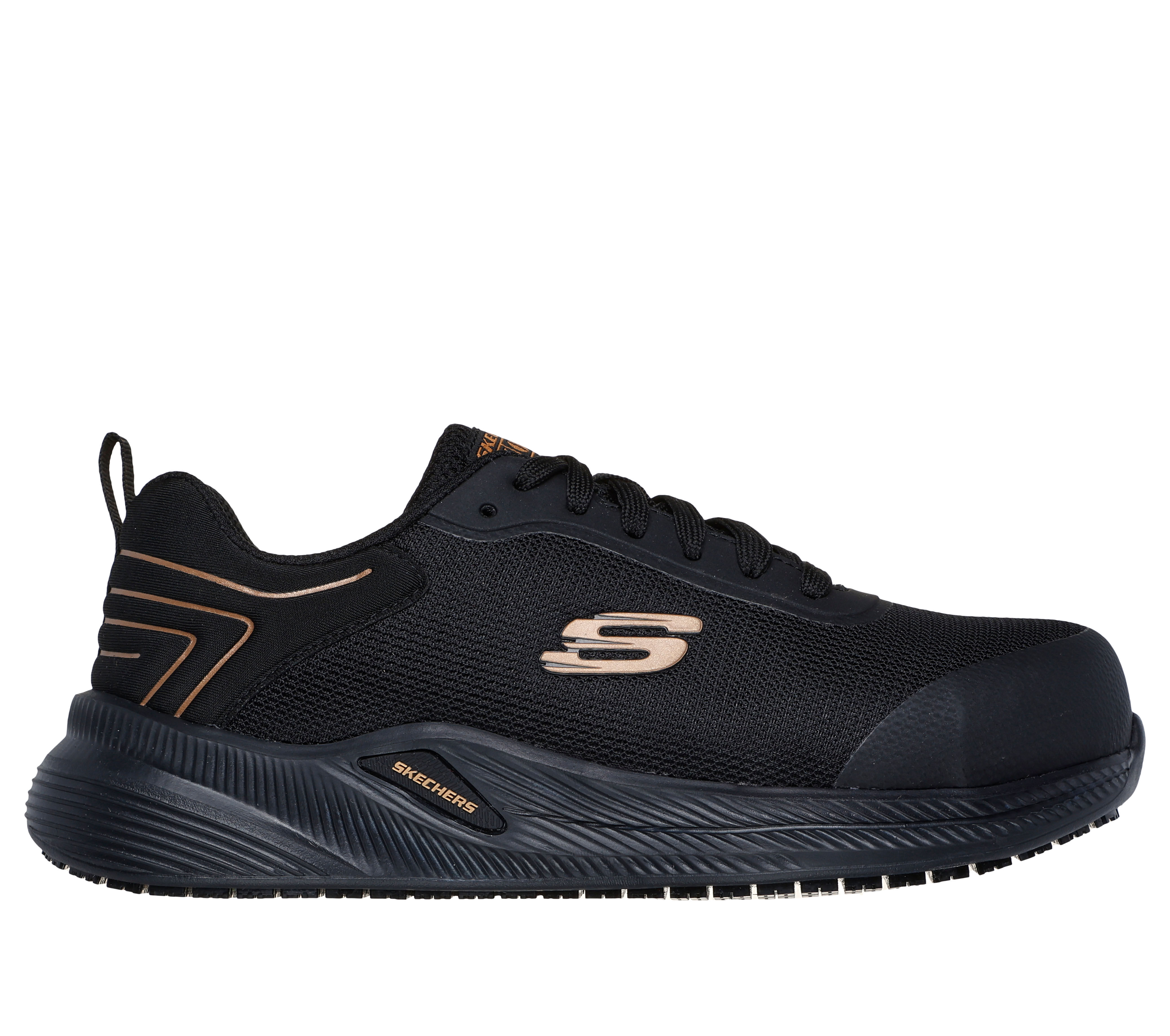 Black gold skechers 2025