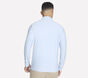 GO DRI All Day 1/4 Zip, WHITE / BLUE, large image number 1