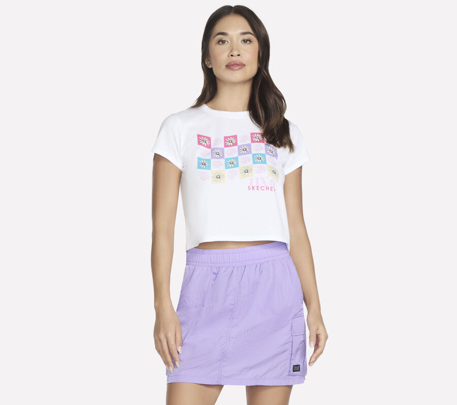 Uno Check Tee, WHITE, largeimage number 0
