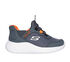 Skechers Slip-ins: Bounder - Brisk-Burst, GRIS ANTHRACITE / ORANGE, swatch