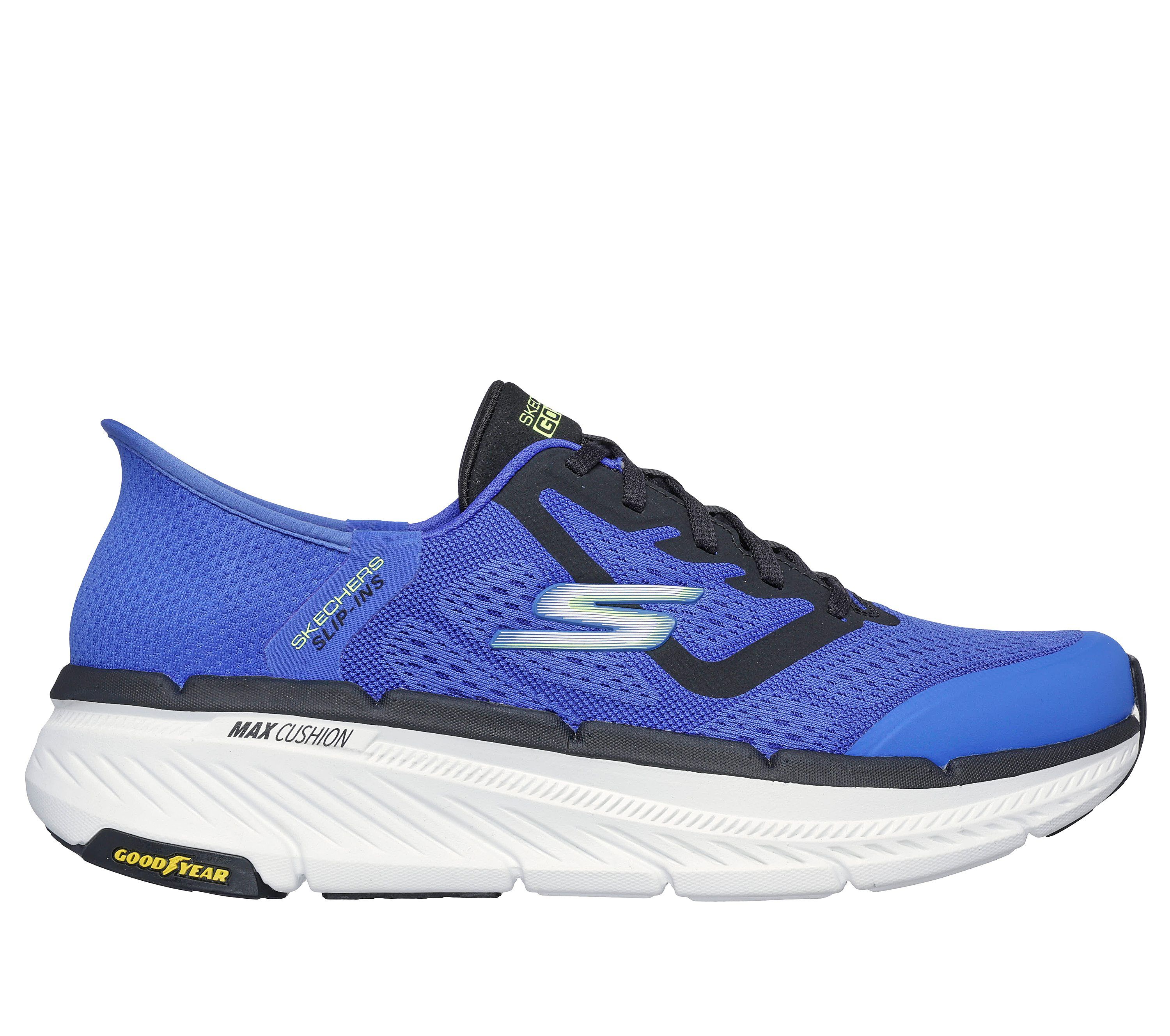 Skechers Men s Slip ins Max Cushioning Premier 2.0 Sneaker in Blue Size 11.0 Extra Wide Vegan Machine Washable
