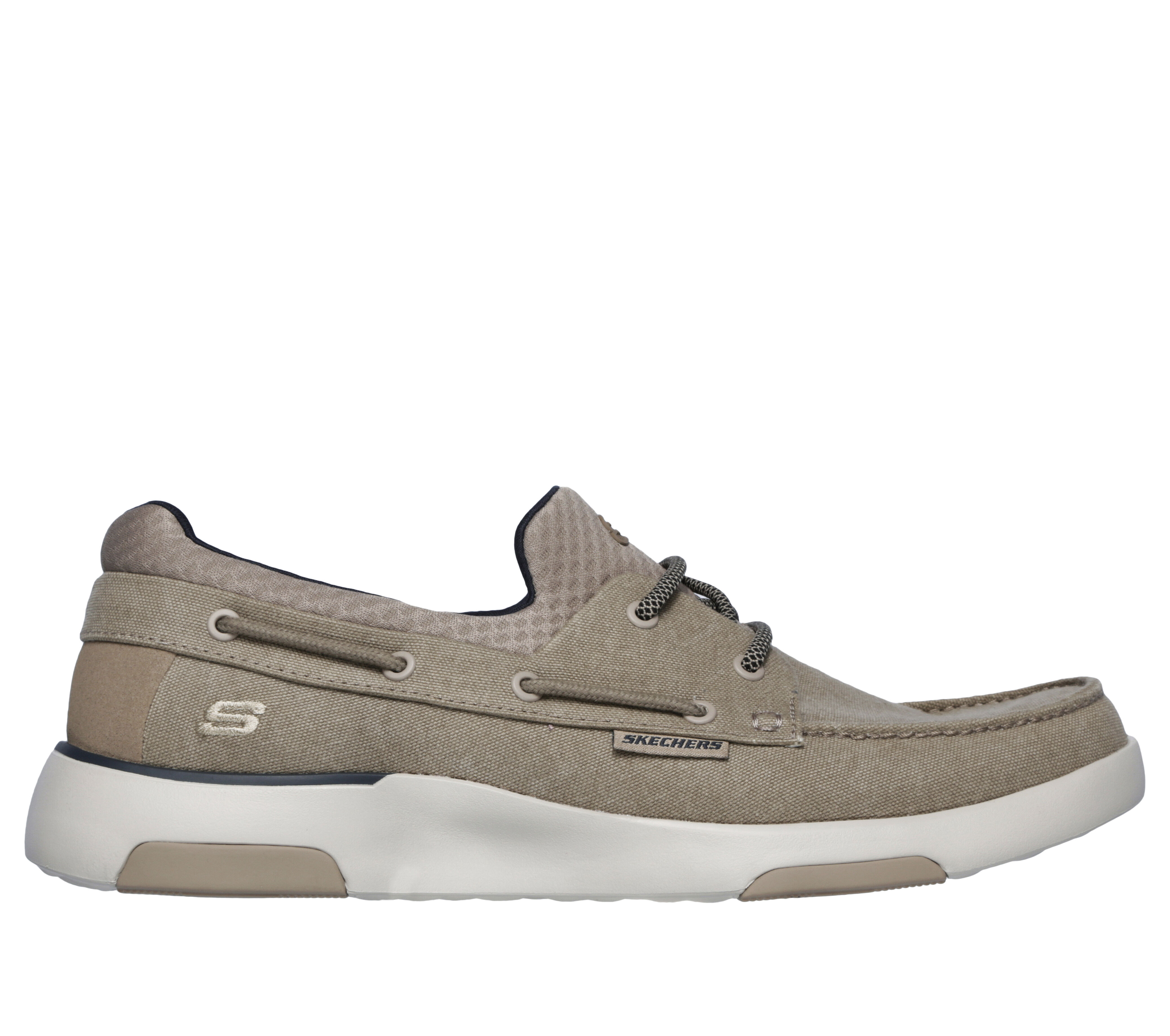 skechers grey boat shoes