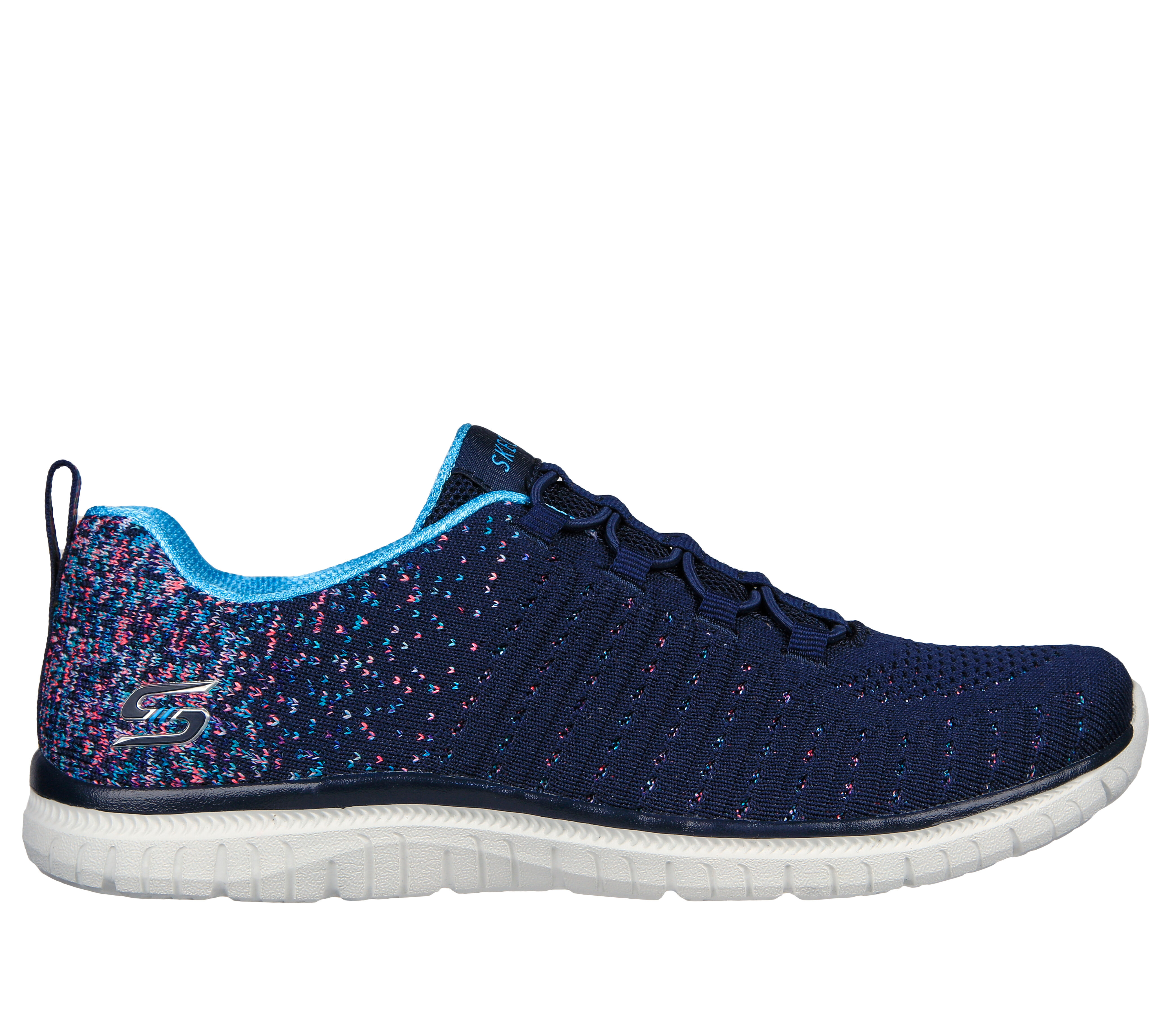 Navy shop blue skechers