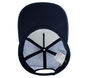 Palm Patch Trucker Hat, BLUE / GRAY, large image number 3