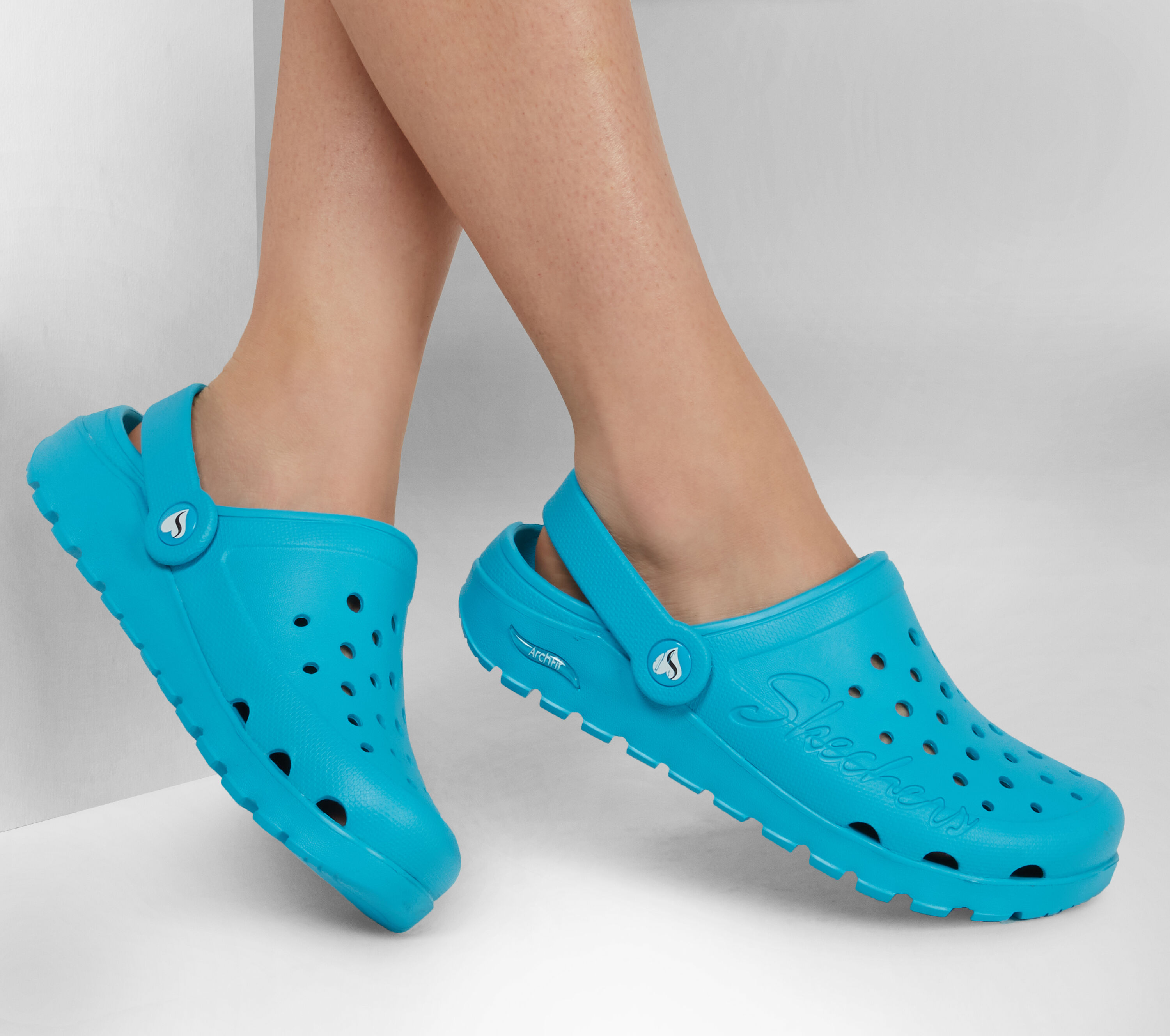 Shop the Foamies Skechers Arch Fit Footsteps Pure Joy SKECHERS