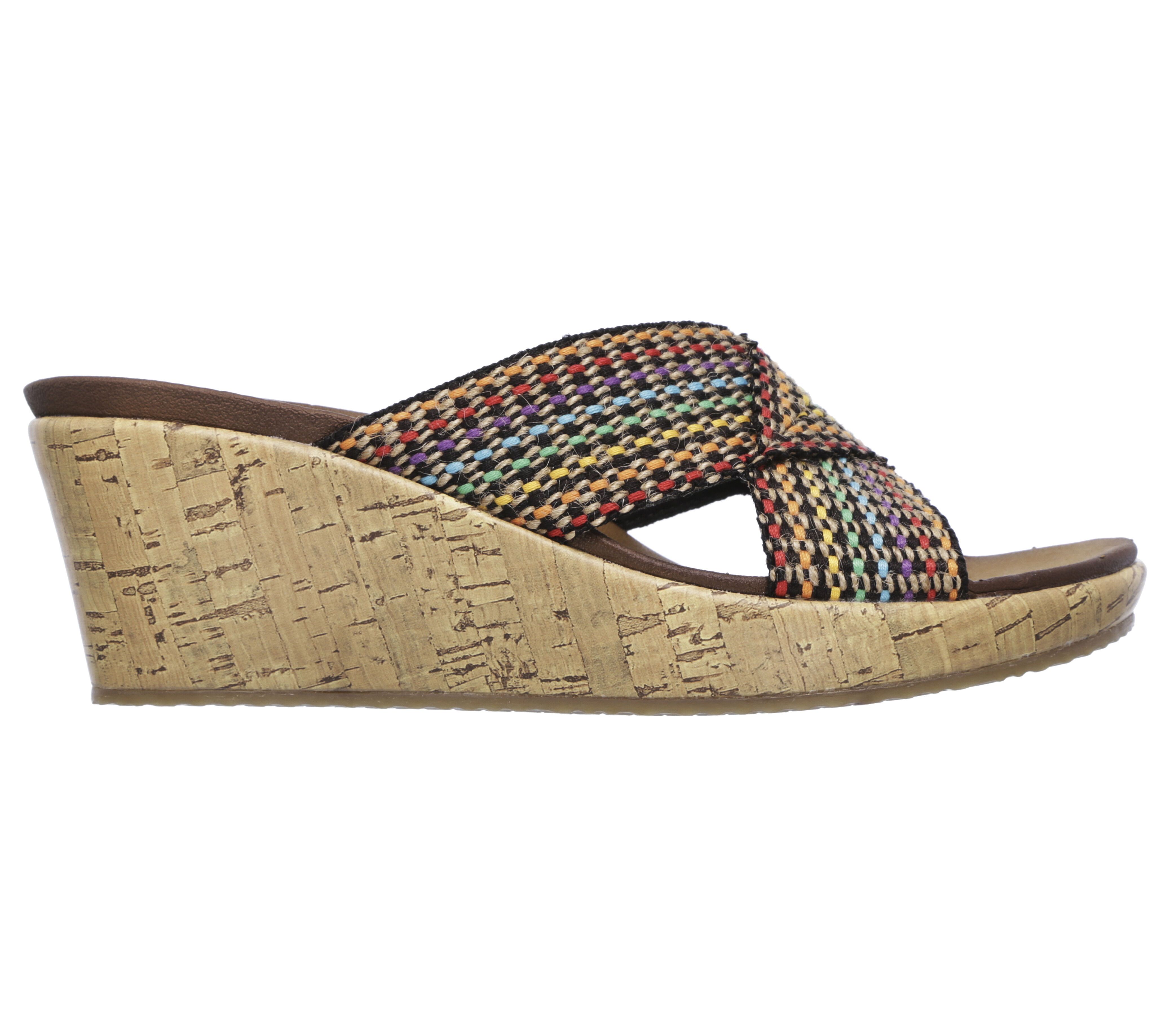 Skechers wedge slip on clearance