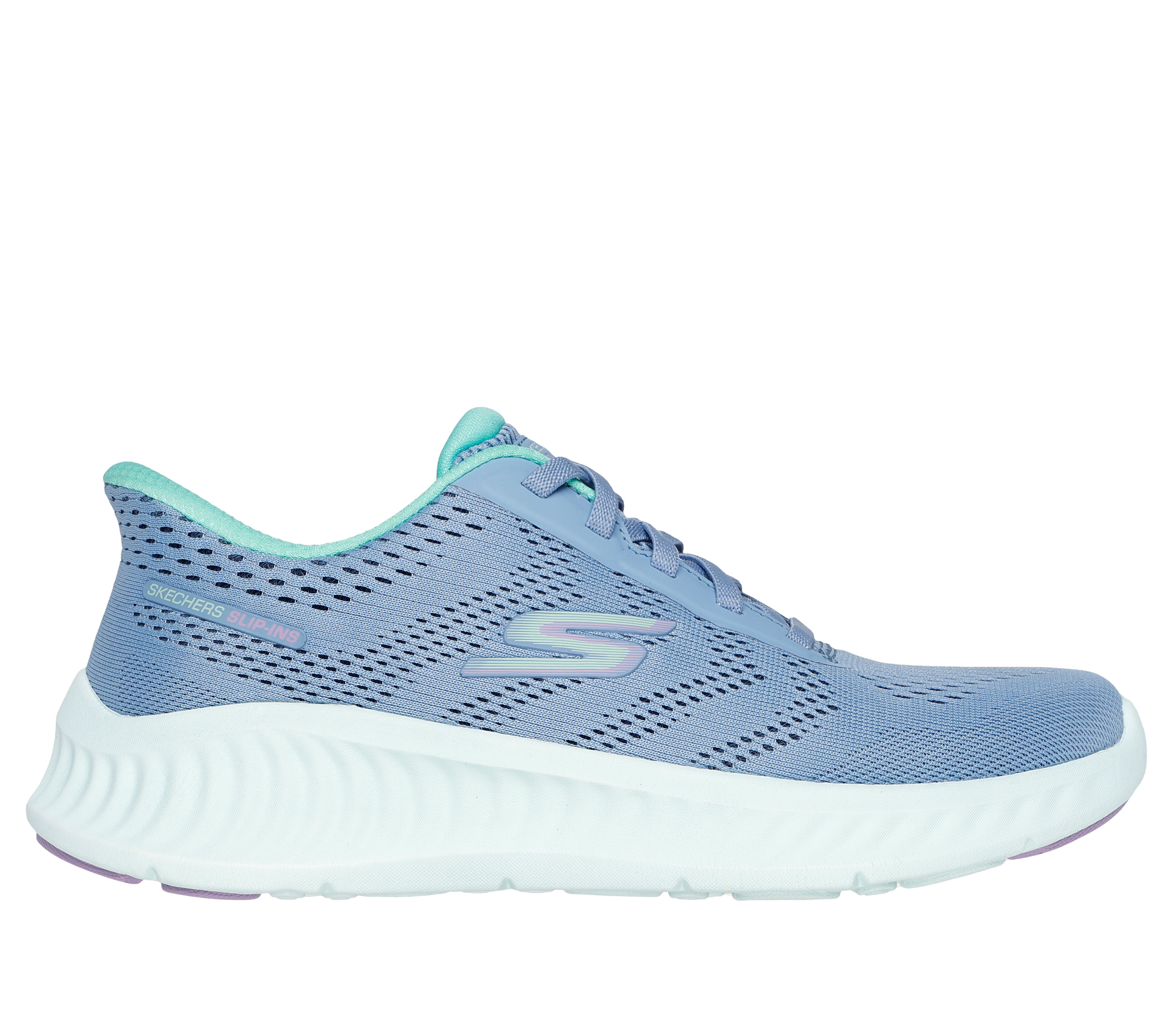 Skechers Women s Slip ins GO WALK Now Khloe Sneaker in Blue Green Size 5.0 Vegan Medium Width Machine Washable