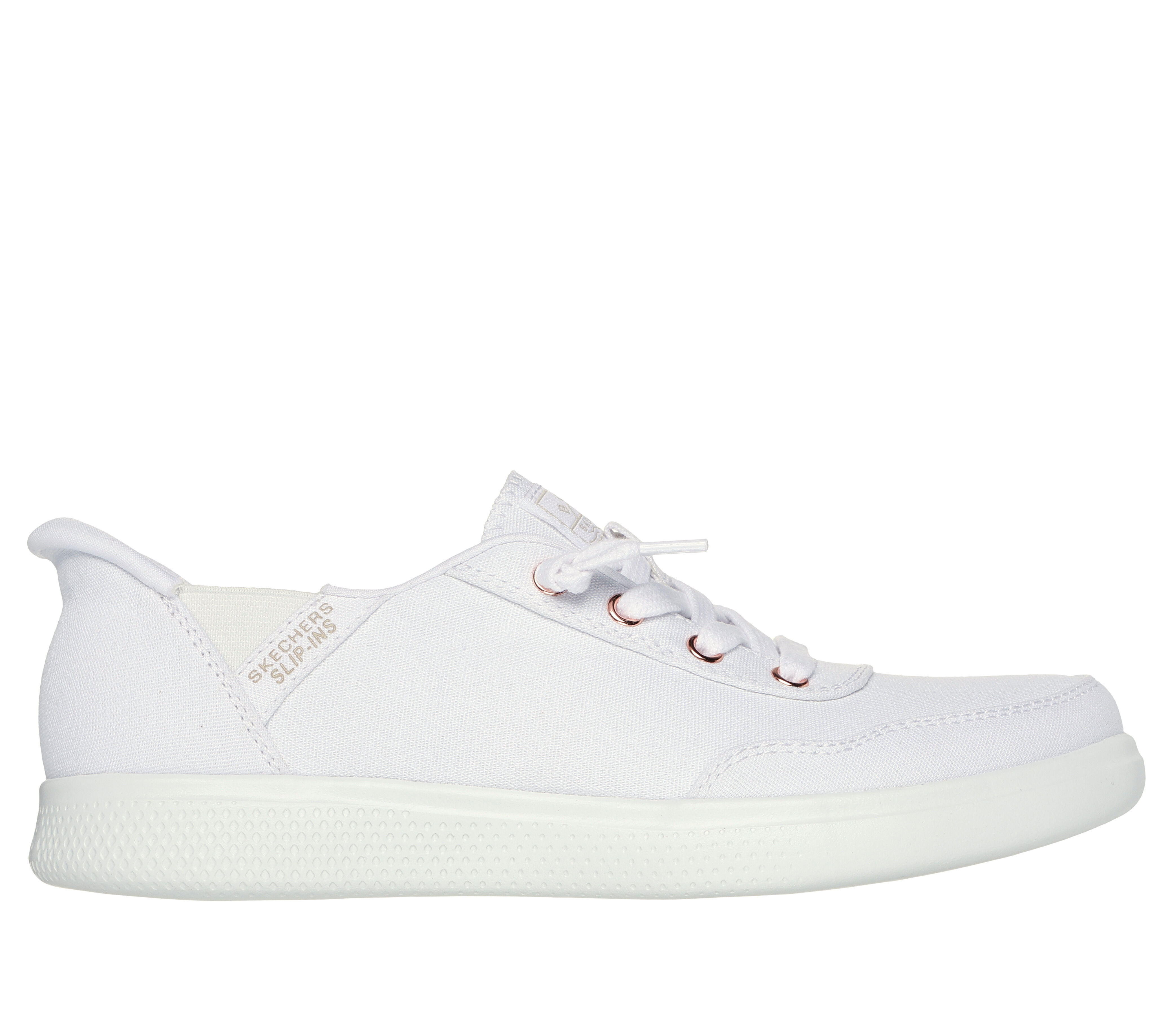 Skechers white trainers sales