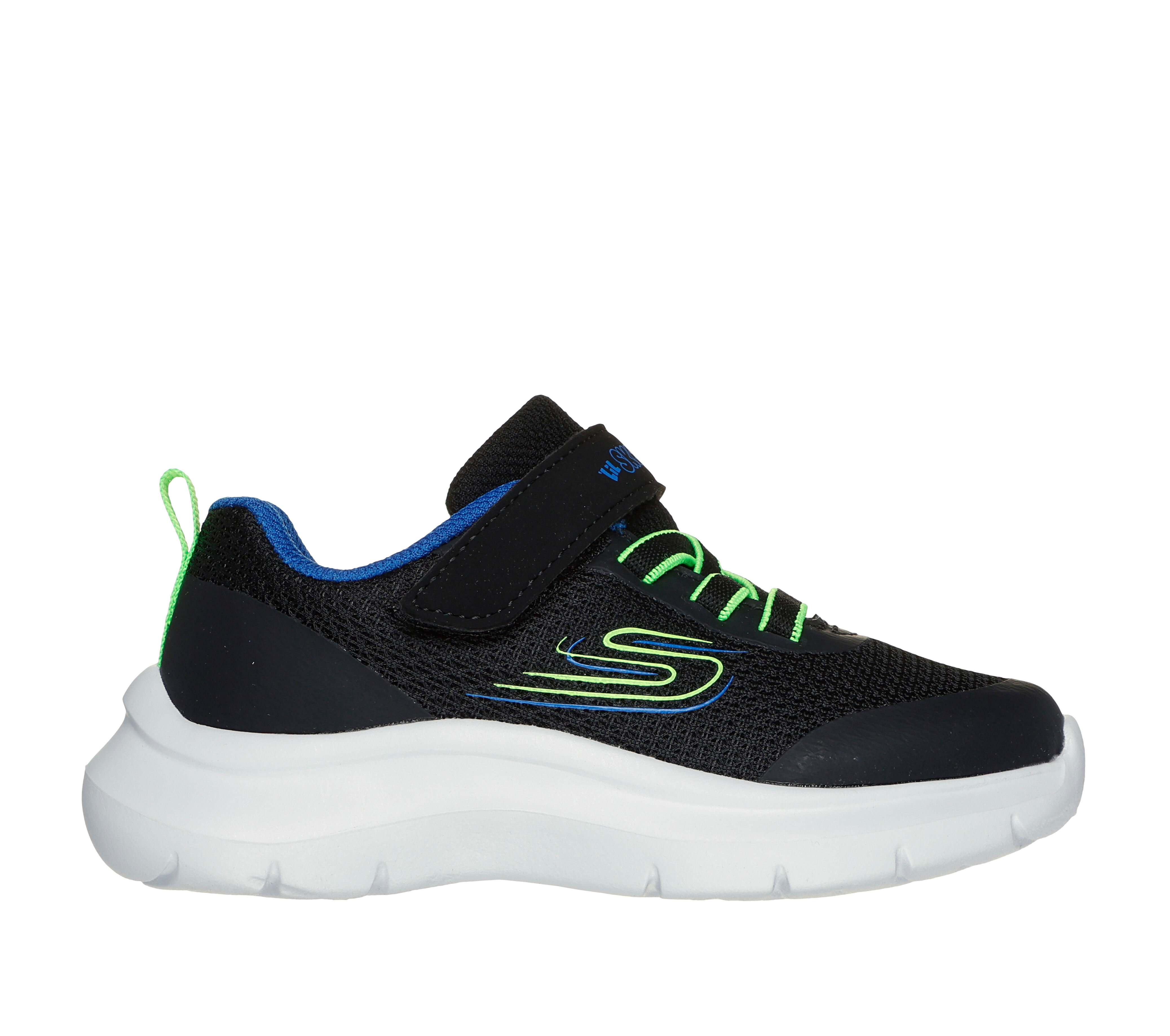 Skechers Toddler s Skech Fast Td Black Textile Size 5