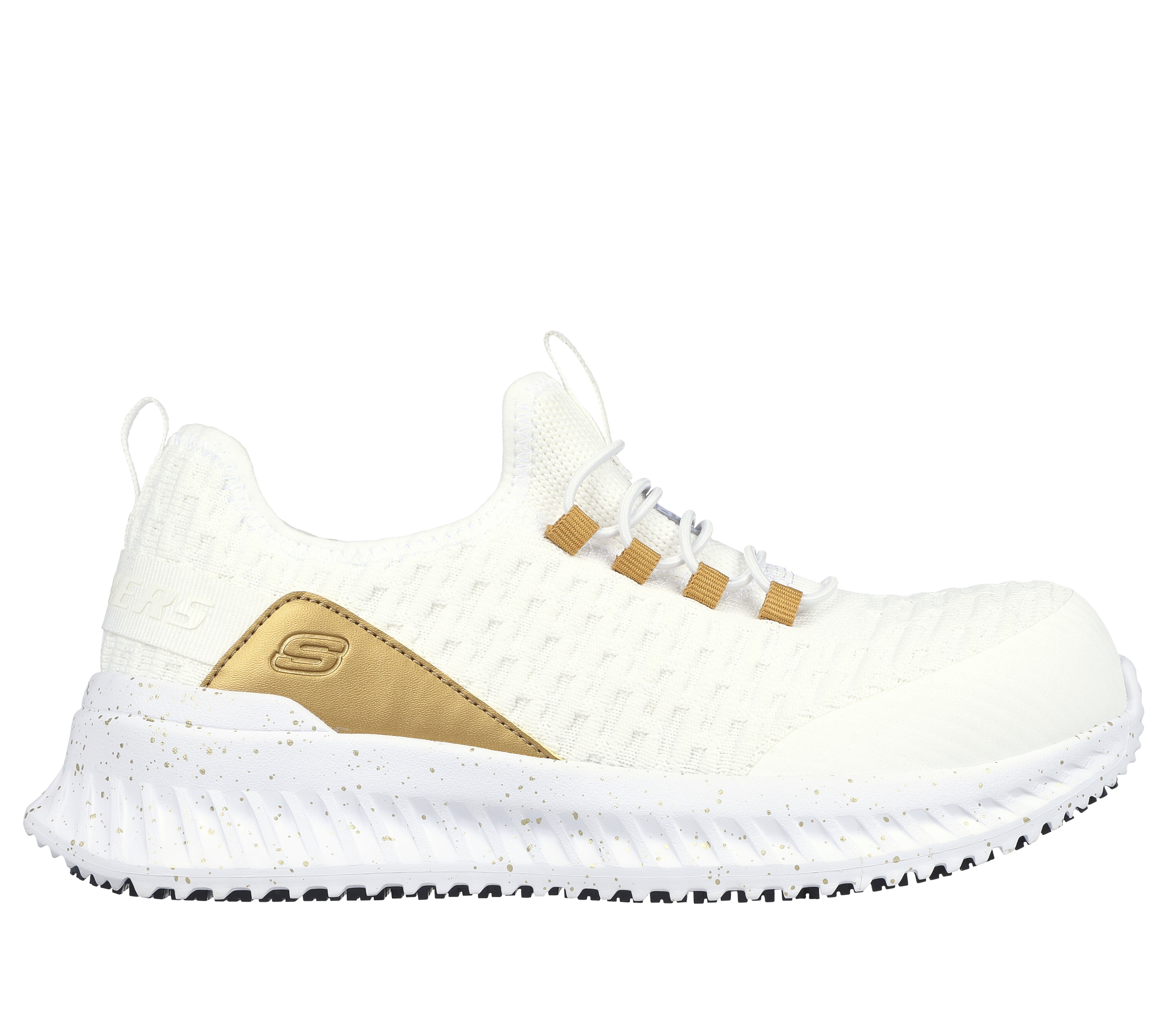 Flexible steel outlet toe shoes