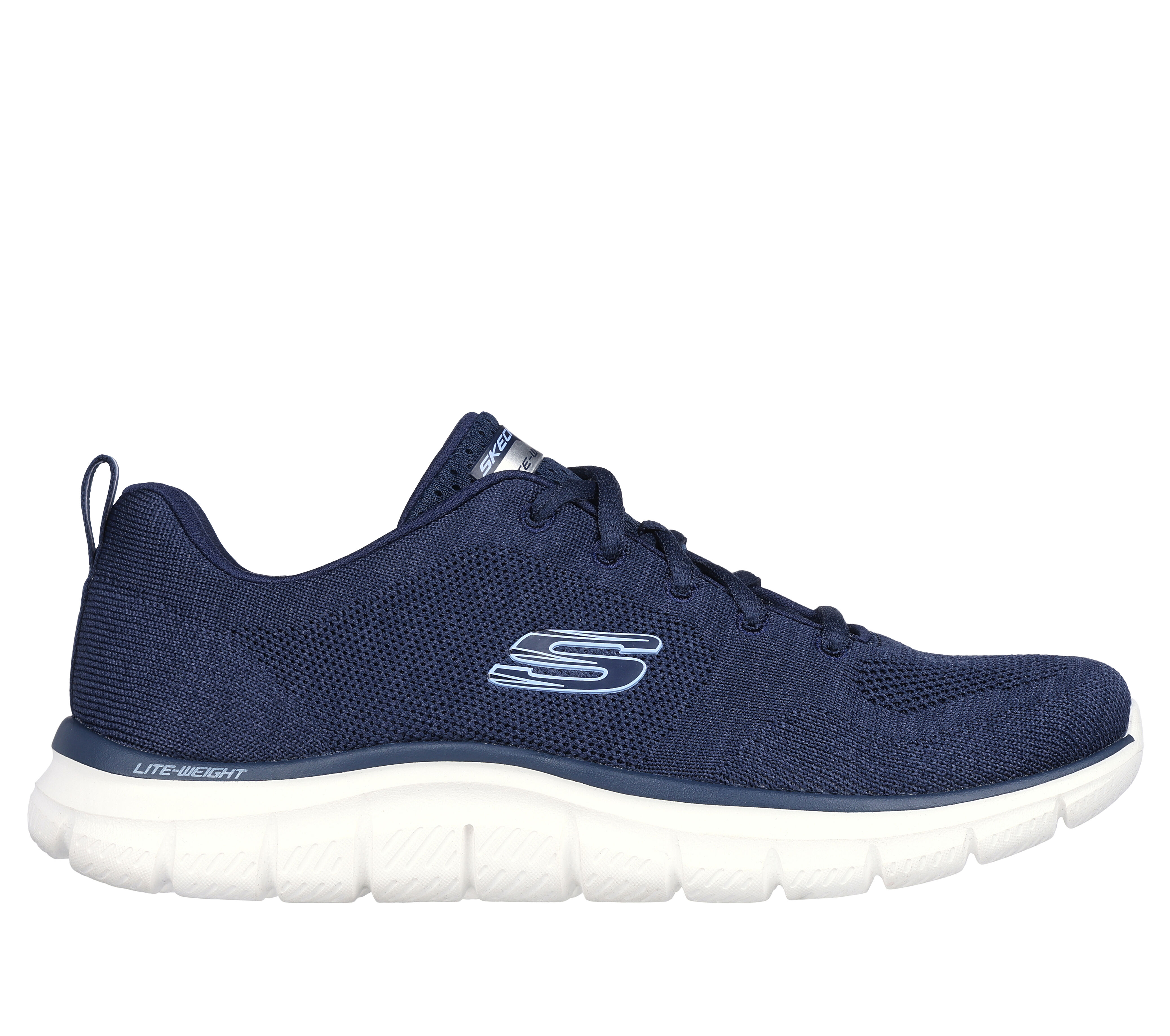 Navy blue skechers discount