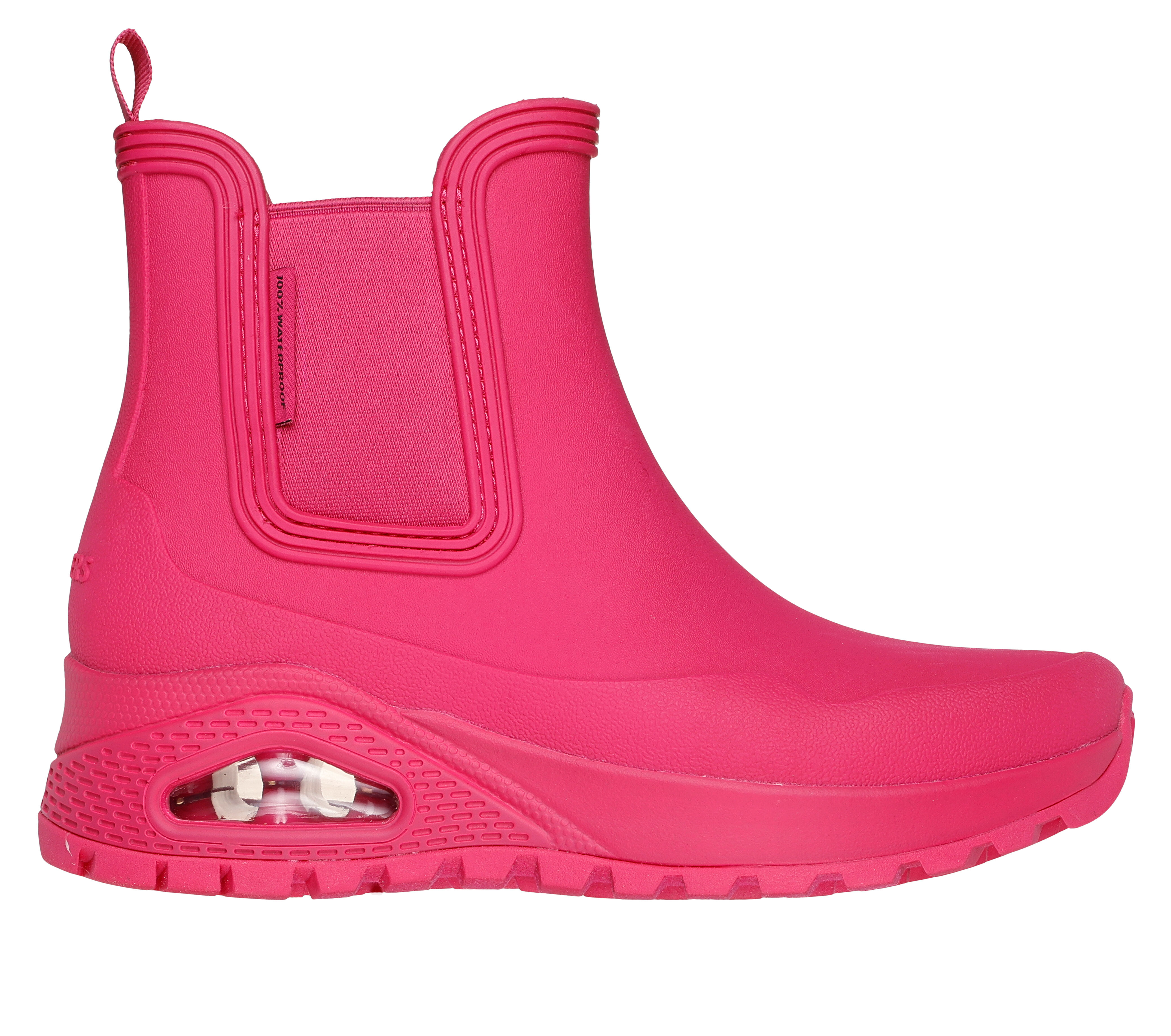 Skechers Women s Uno Rugged Dancing N The Rain Boots in Magenta Size 9.0 Medium Width