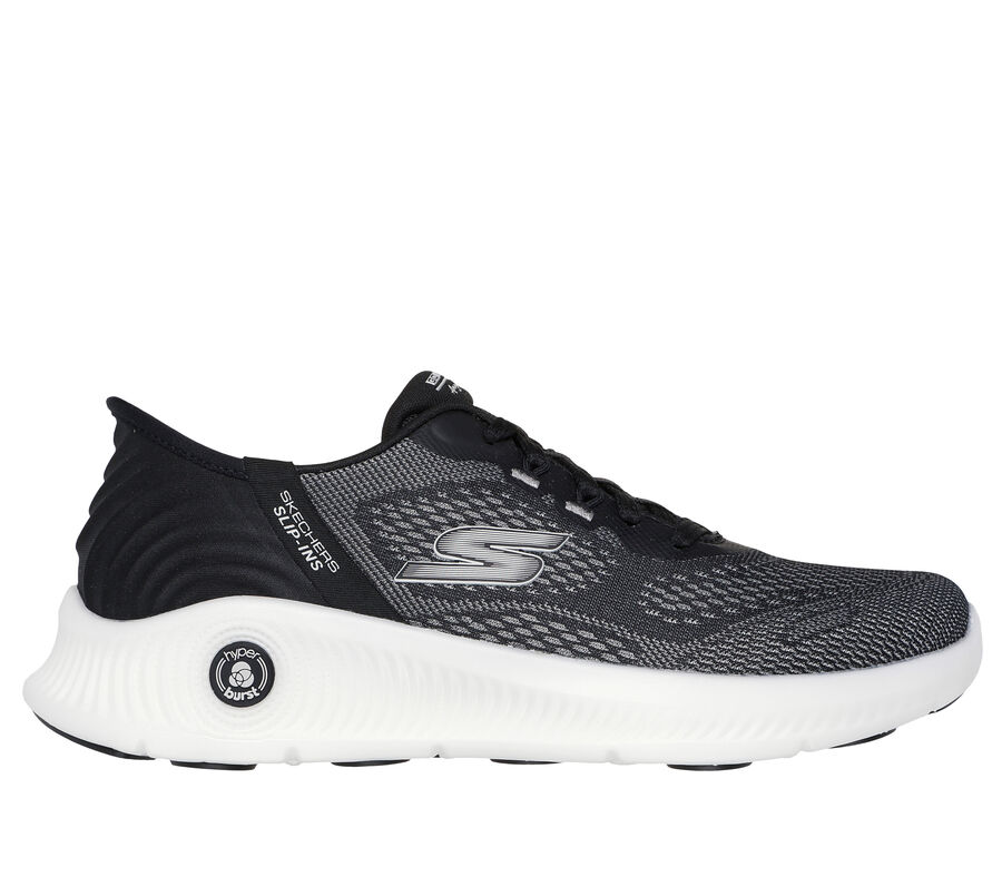 Skechers Slip-ins: GO WALK Anywhere - Callie, BLACK / WHITE, largeimage number 0
