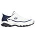 Skechers Slip-ins: After Burn - Grill Captain, WHITE / NAVY, swatch