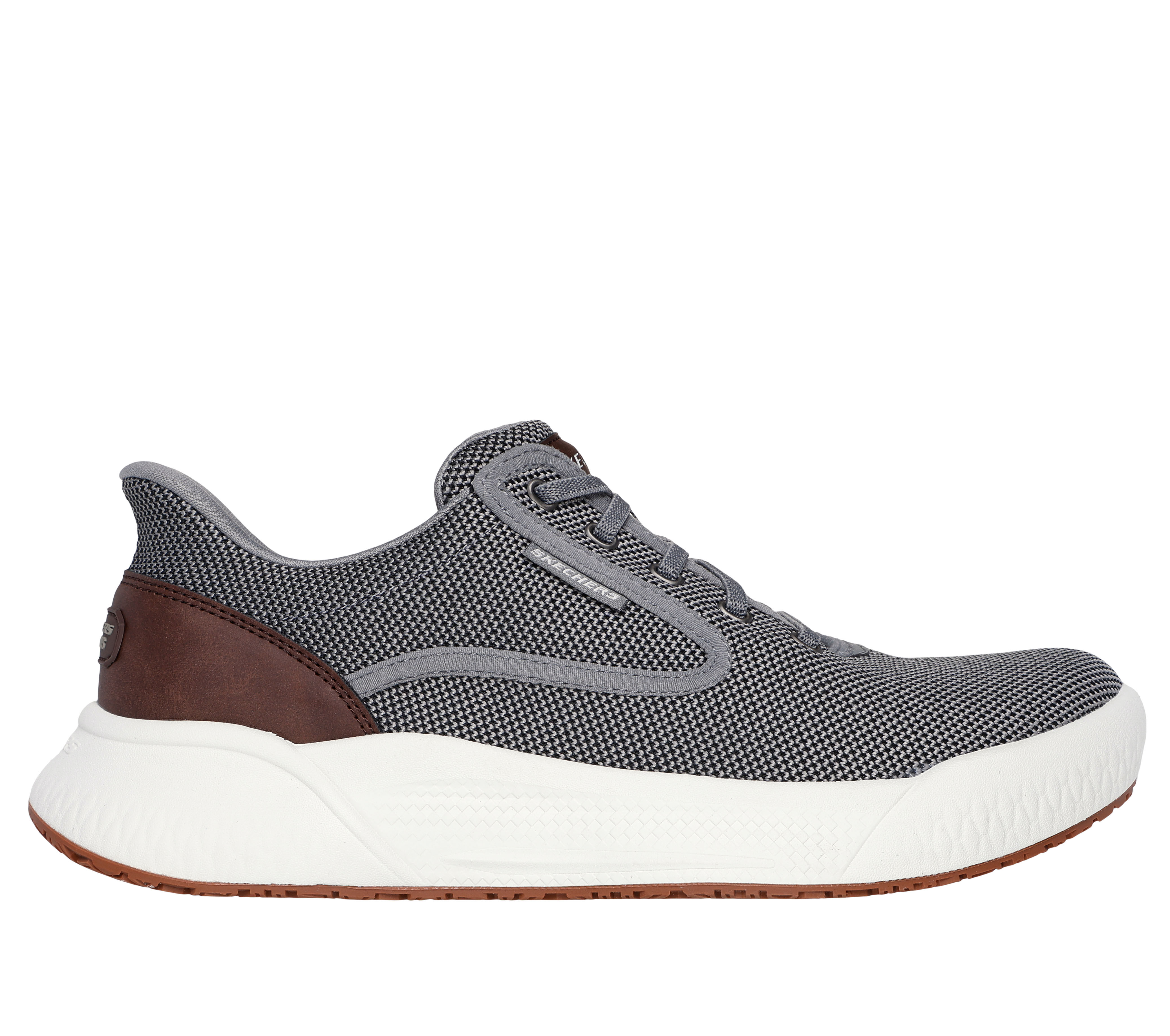 Gray skechers shoes clearance