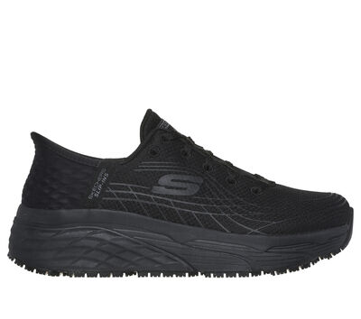 cute black non slip work shoes