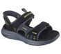 Skechers Slip-ins: Vapor Foam Sandal - Korro, BLACK / LIME, large image number 4