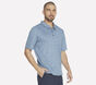 Skechers Off Duty Linear Polo, NAVY / MULTI, large image number 2