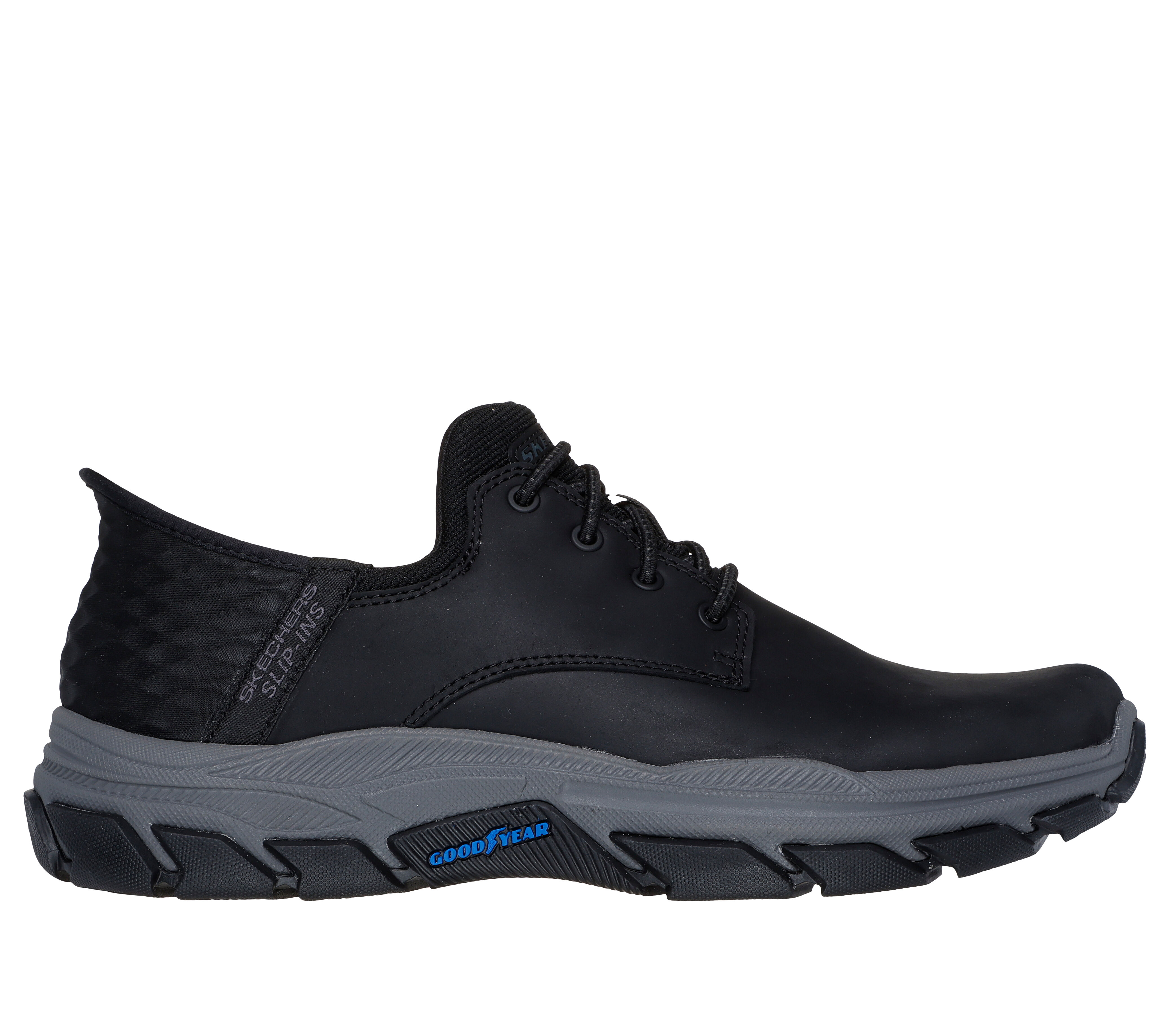 Black non slip shoes skechers shop