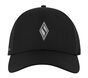 SKECHWEAVE Diamond Snapback Hat, BLACK, large image number 2