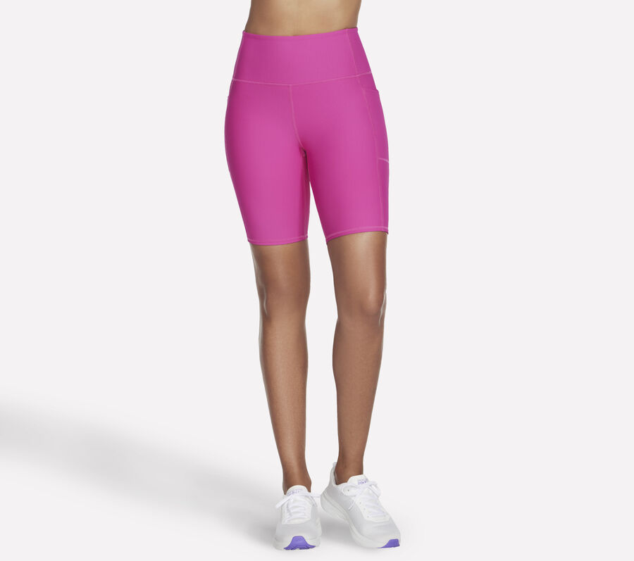 GO FLEX RIB High Waisted 8 Inch Bike Short, ROSE, largeimage number 0