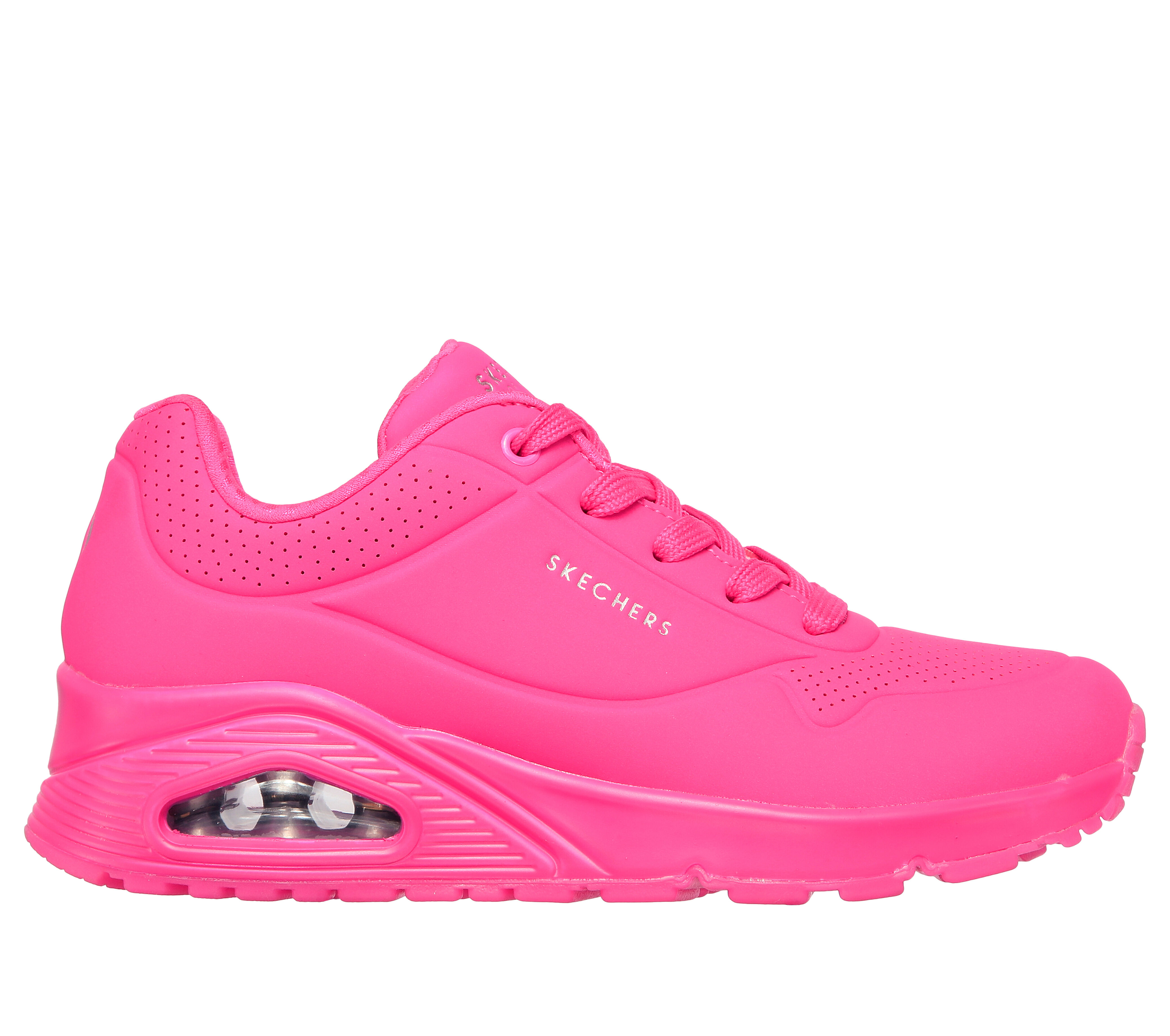 Pink skechers with bow sale