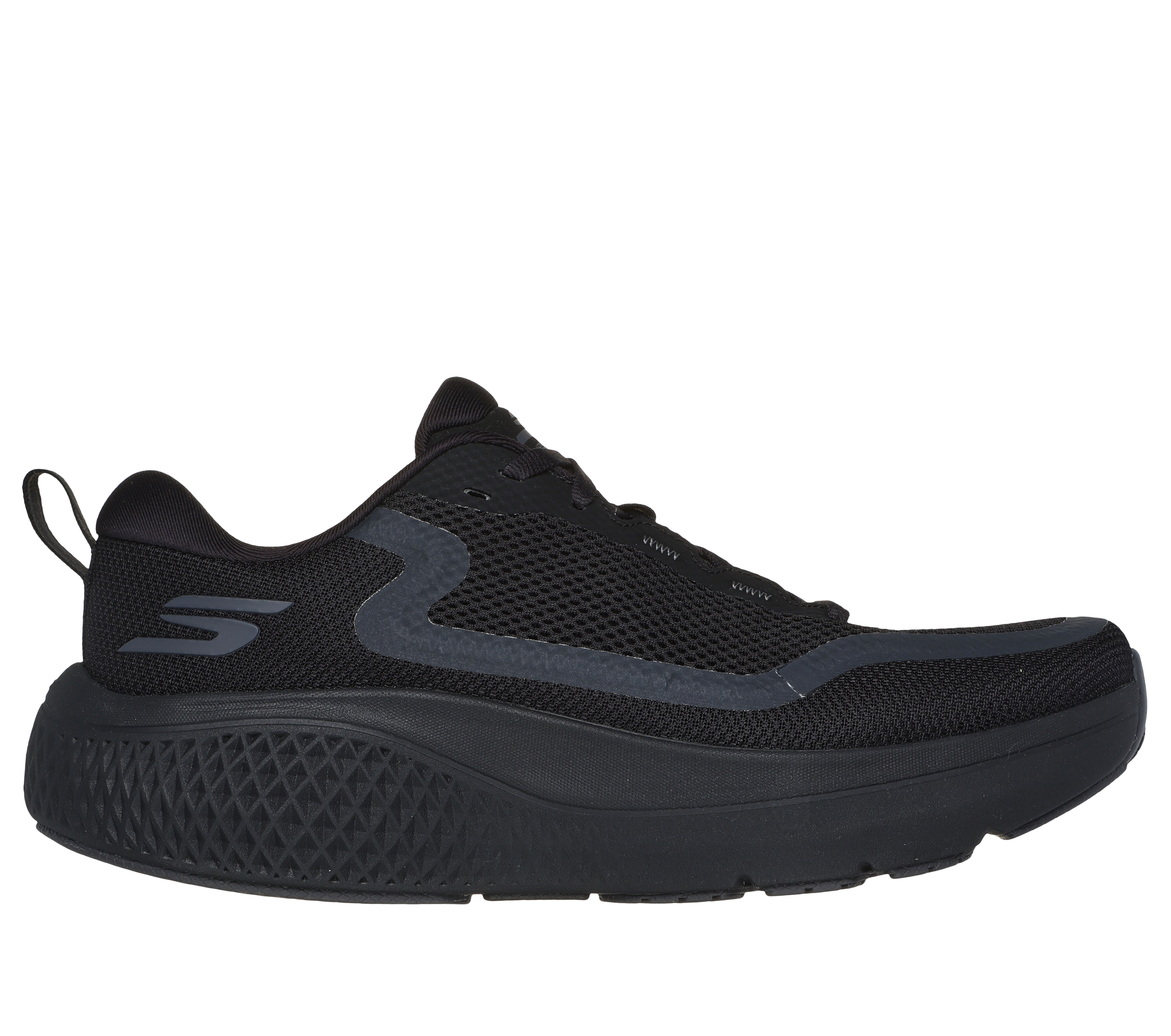 Skechers Men s GO RUN Supersonic Sneaker in Black Size 10.0 Vegan Medium Width Machine Washable