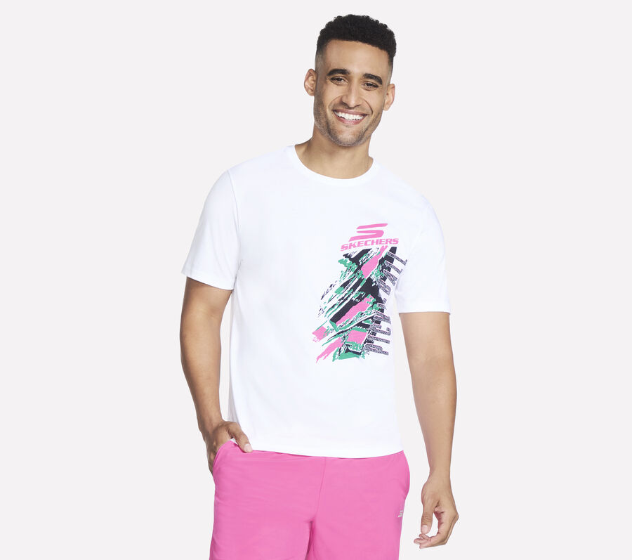 Pickleball Splatter Tee, WHITE, largeimage number 0