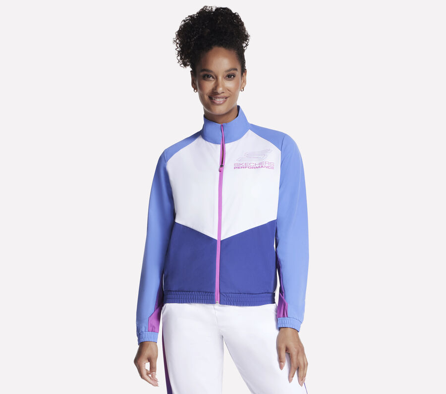 Peak Track Jacket, BLANC, largeimage number 0