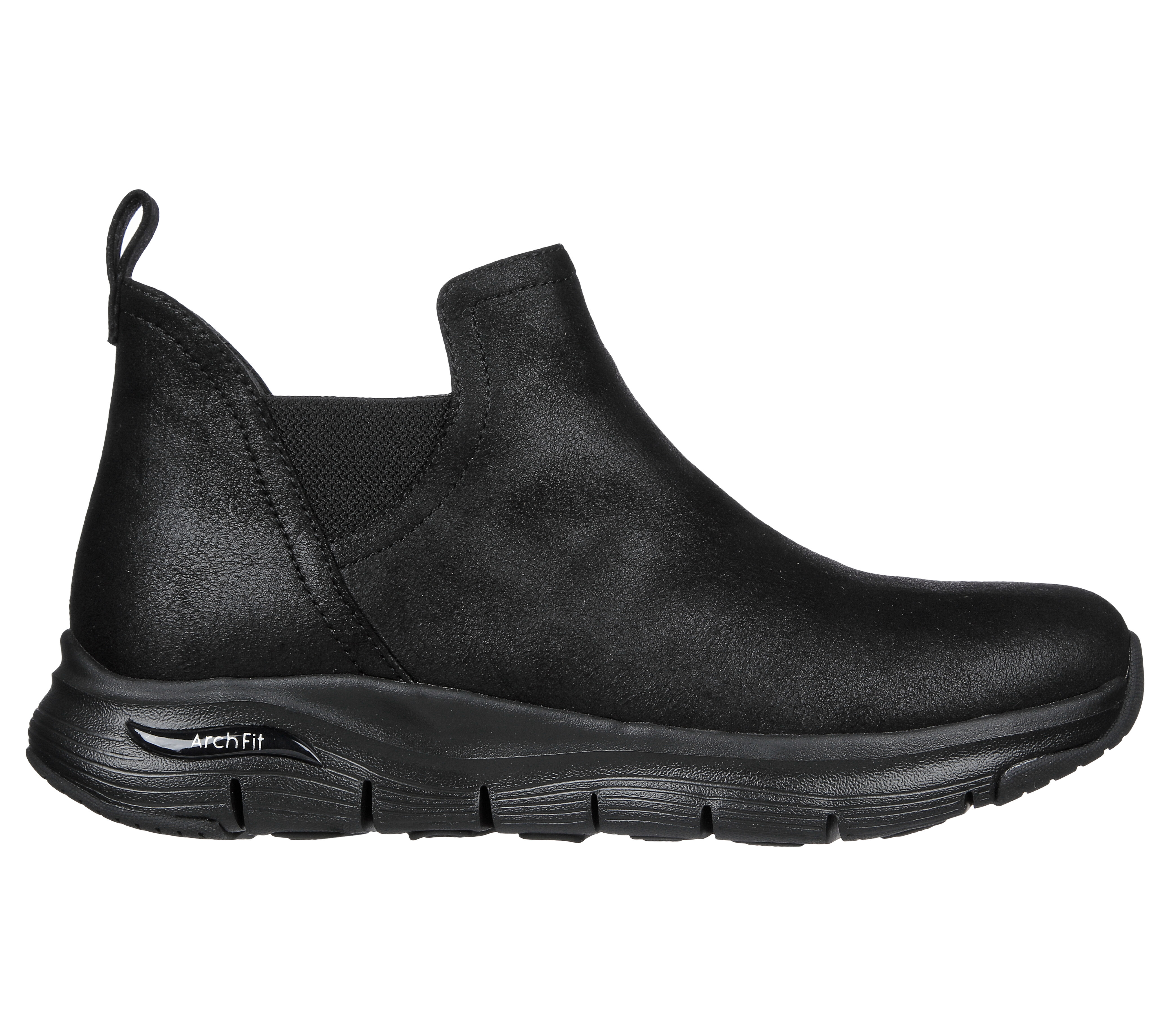 skechers slip on boots