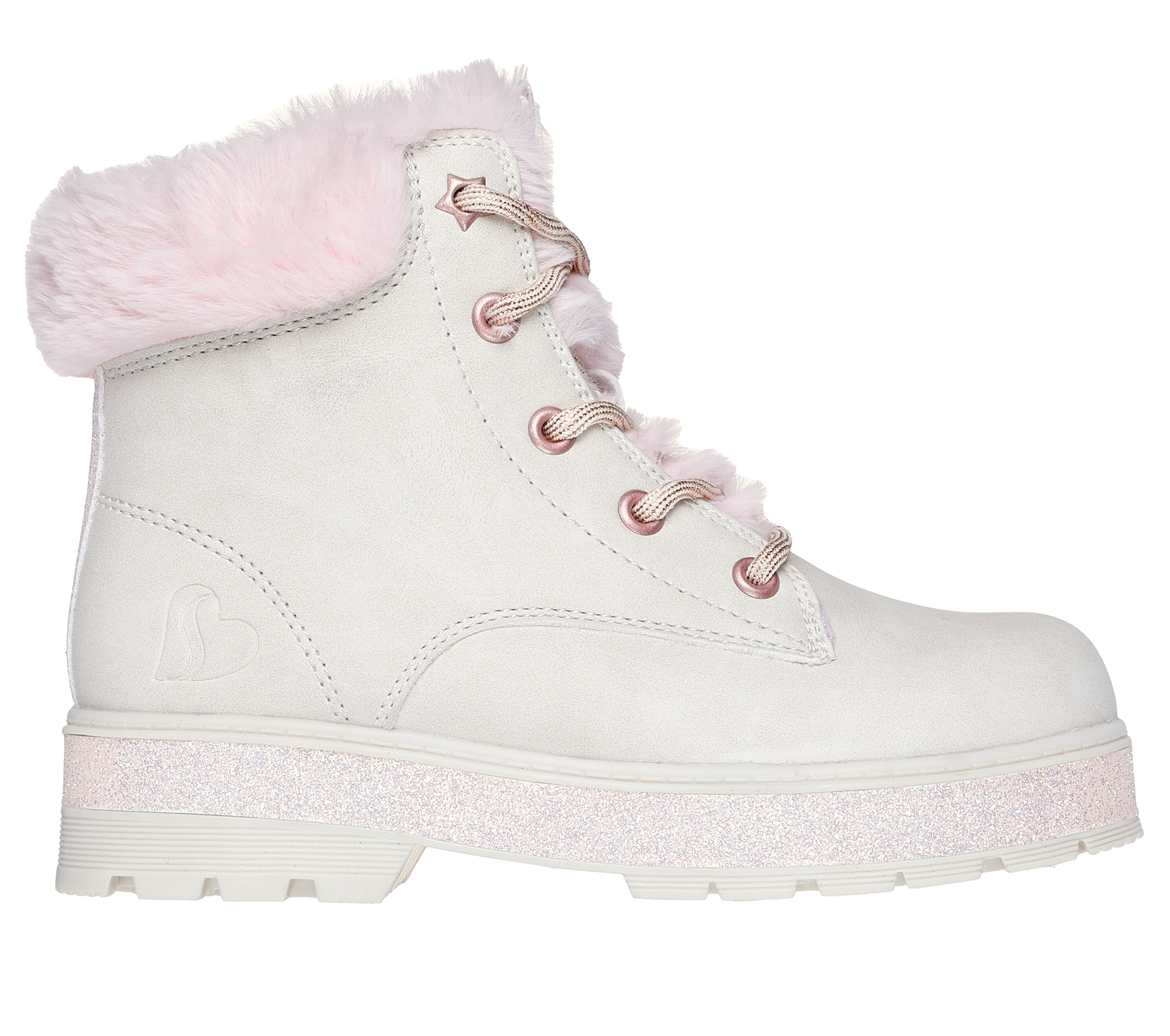 Girls white fur boots clearance