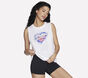 Skechers Flag Heart Tank, WHITE, large image number 0
