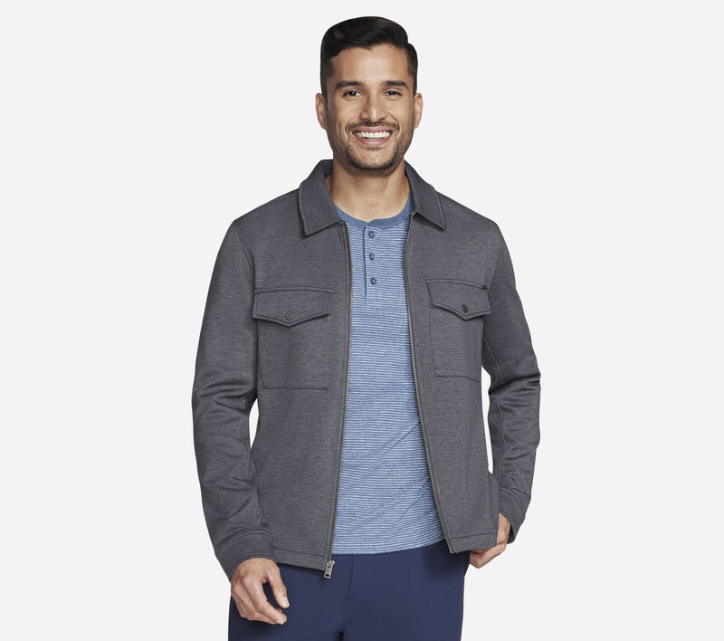 Skech Cloud Thermal Shacket, GRIS ANTHRACITE, largeimage number 0