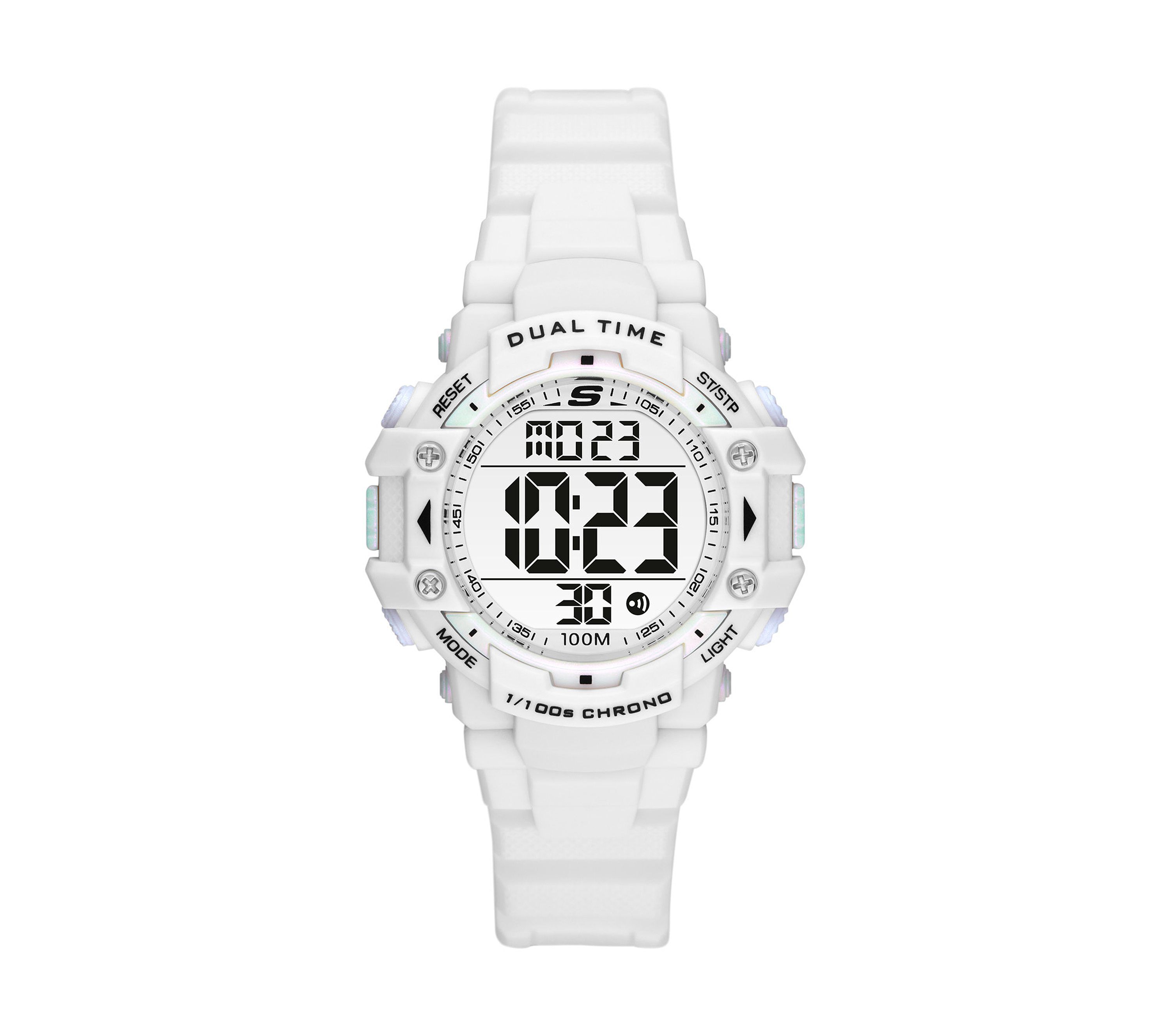 Skechers watch white hotsell