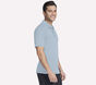 GO GOLF GO DRI All Day Stripe Polo, BLANC / BLEU, large image number 2