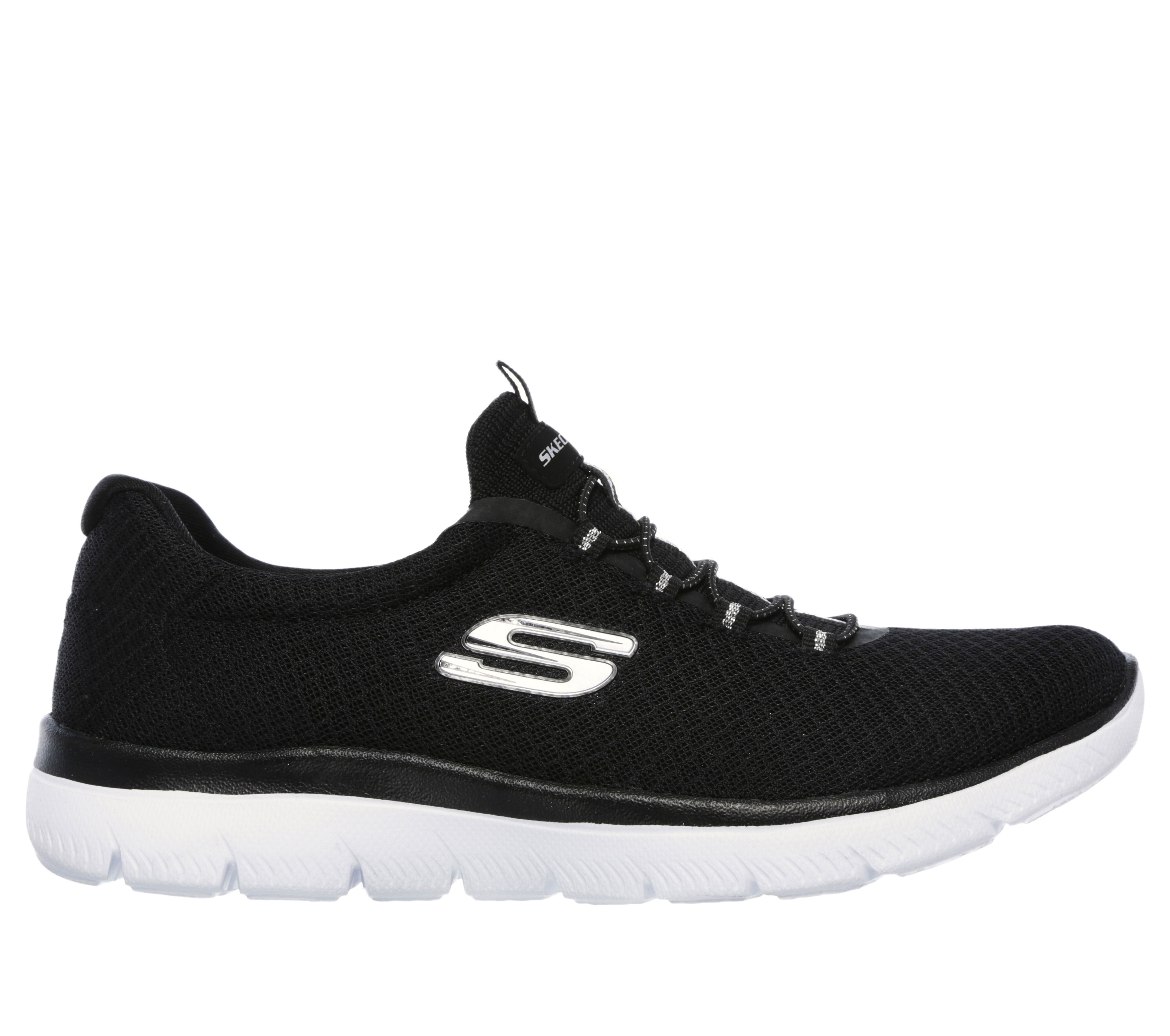 Women s Skechers Summits Training Sneaker Black White