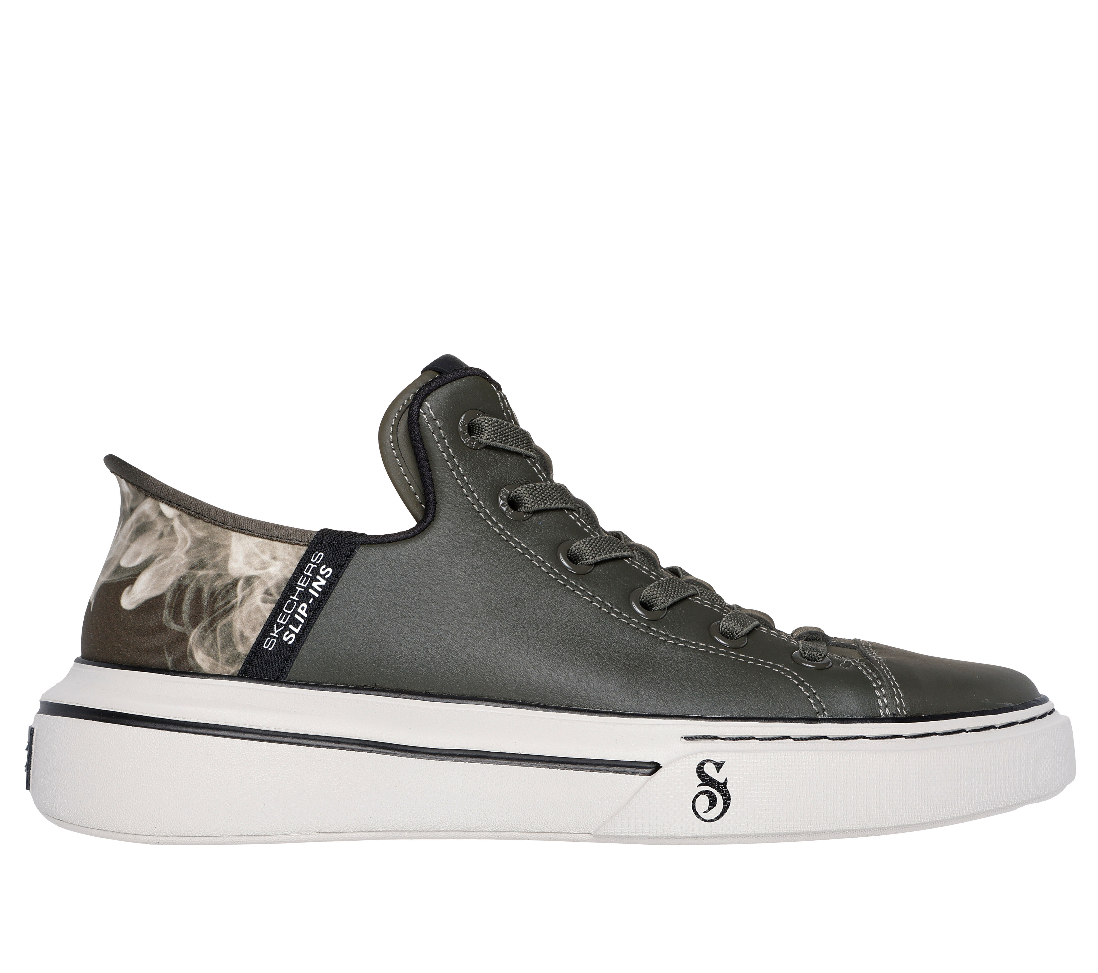 Black skechers leather hotsell