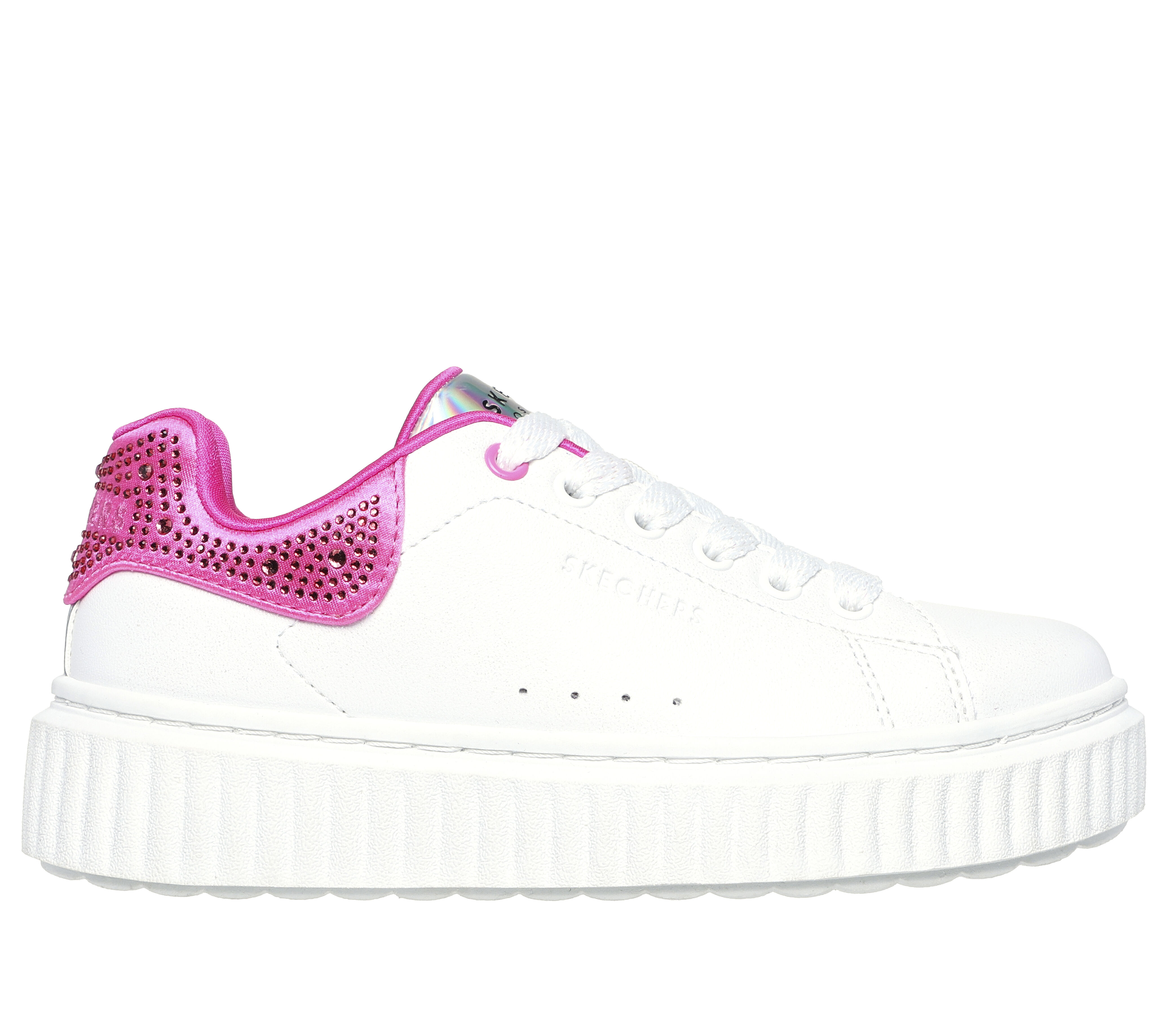 Hot pink skechers sales