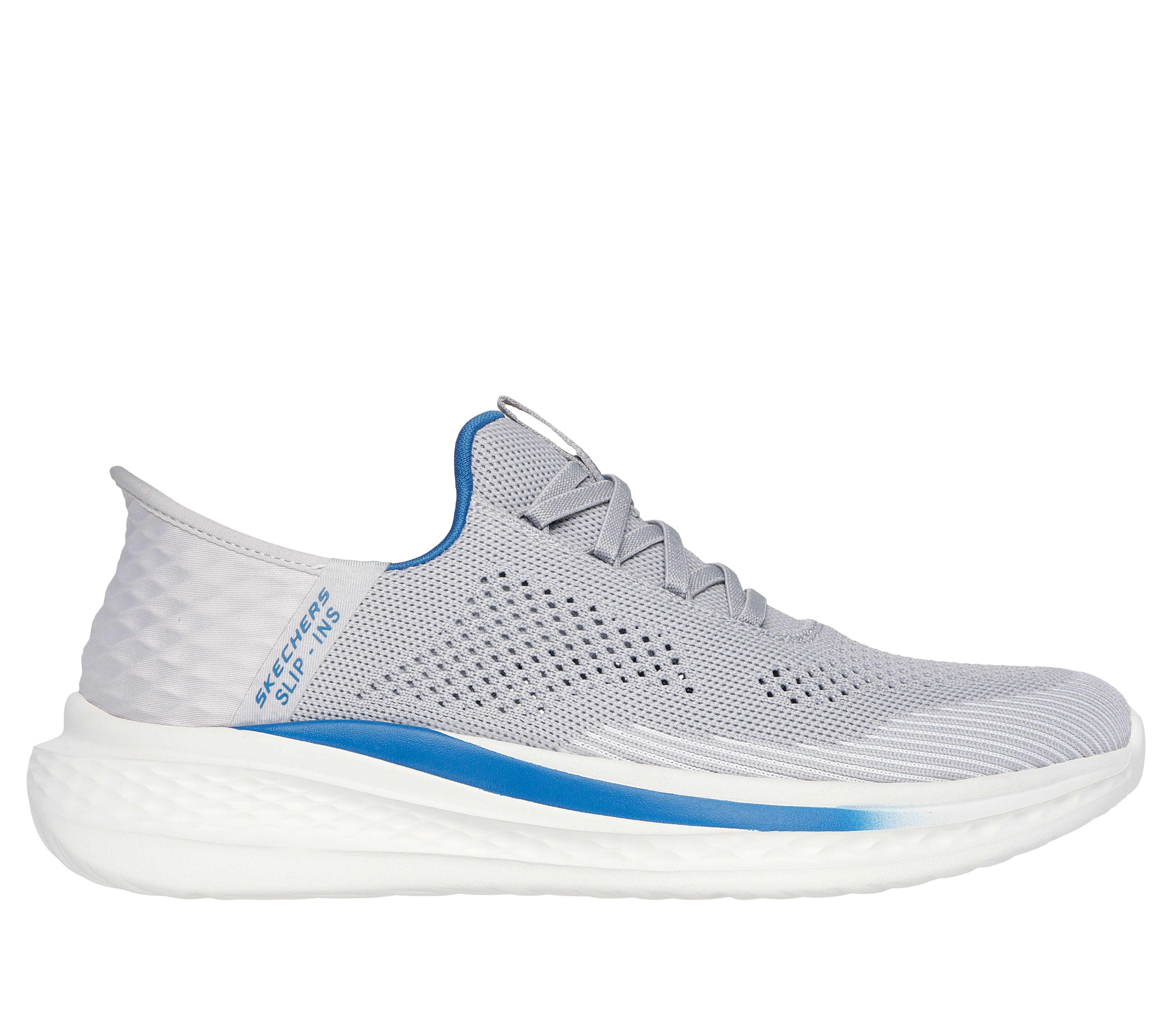 Light grey skechers deals