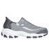 Skechers Slip-ins: D'Lites - New Page, GRAY / LIGHT PINK, swatch