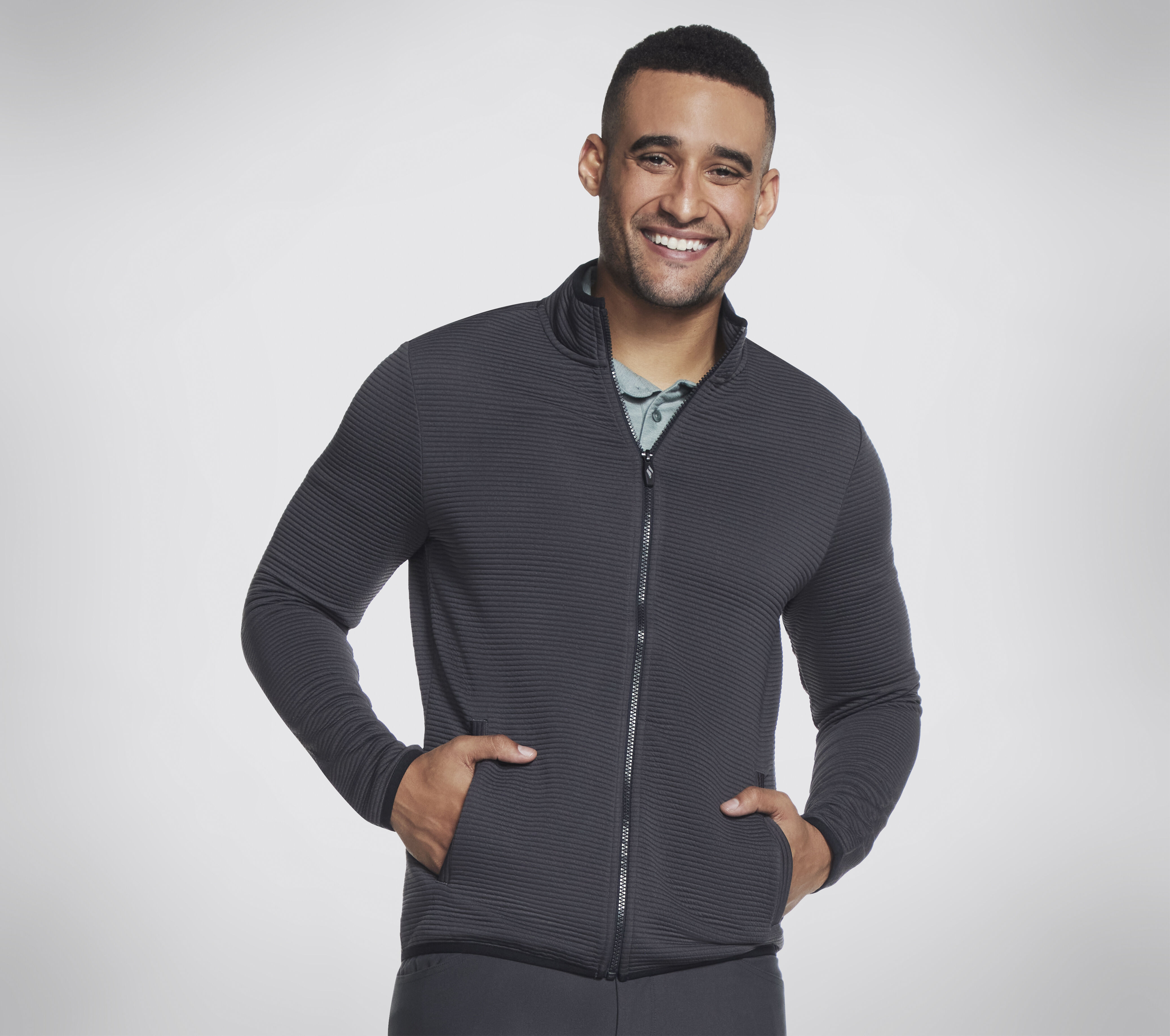 Hoodless black on sale jacket