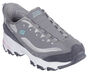 Skechers Slip-ins: D'Lites - Classic Comeback, GRAY / LIGHT PINK, large image number 4