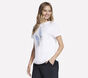 Floral Diamond Classic Crew Tee, WHITE, large image number 2