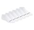 6 Pack Non Terry No Show Socks, WHITE, swatch