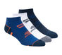 3 Pack Half Terry No Show Socks, NAVY, large image number 0
