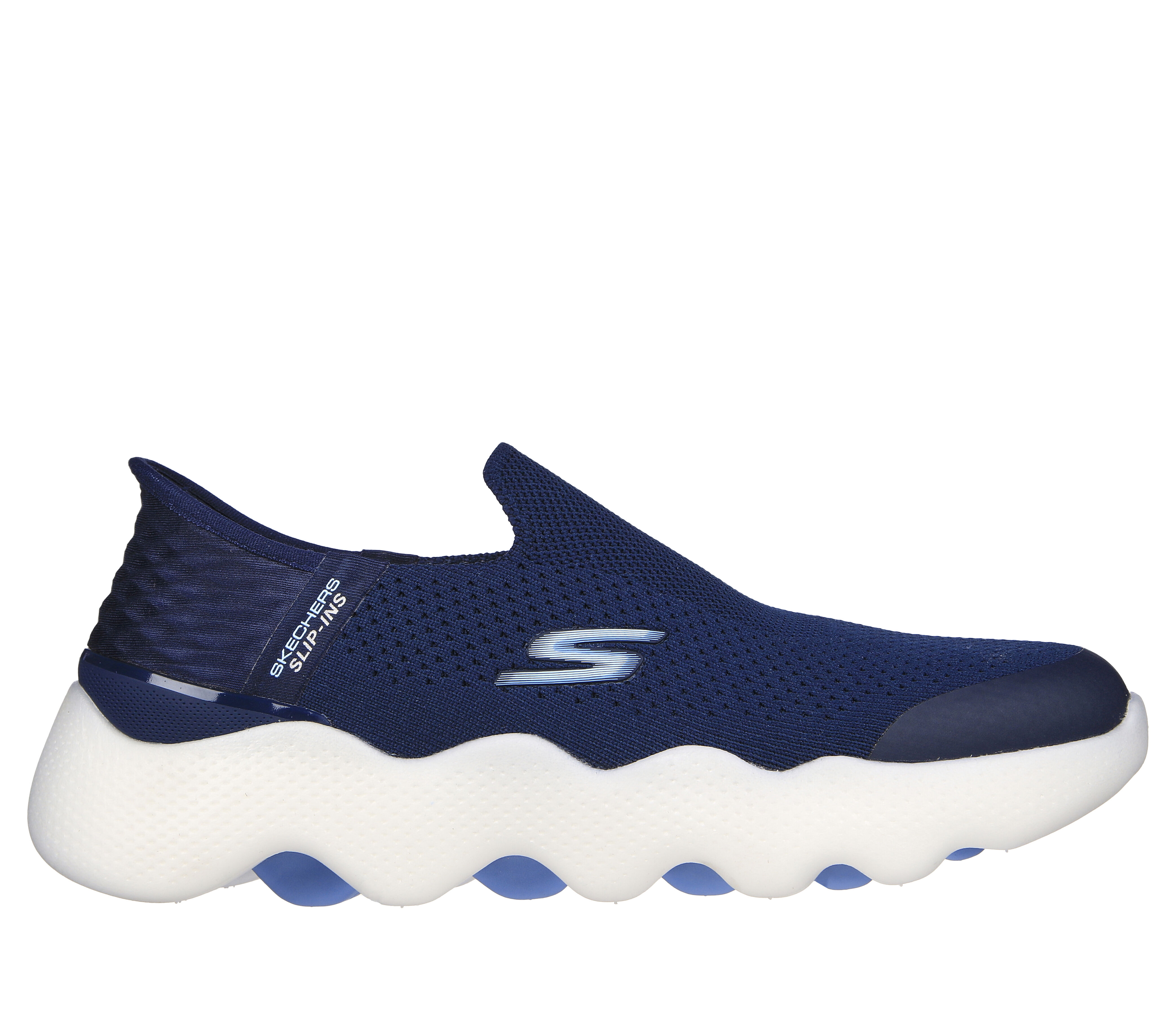 Navy blue shop skechers go walk
